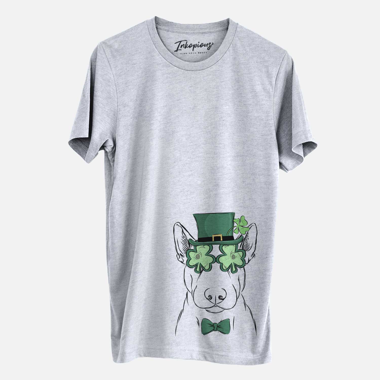 St. Patrick's Jett the Bull Terrier - Unisex Crewneck