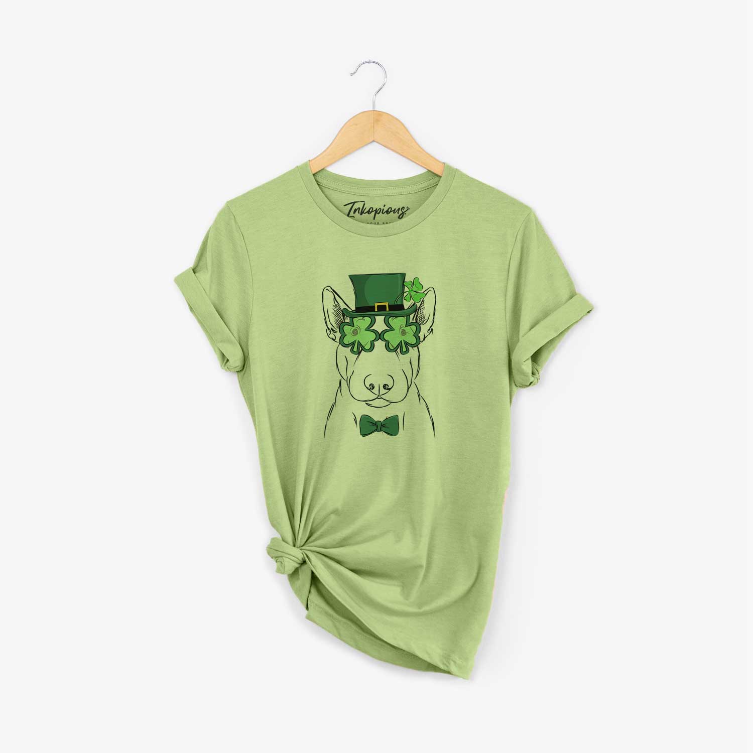 St. Patrick's Jett the Bull Terrier - Unisex Crewneck