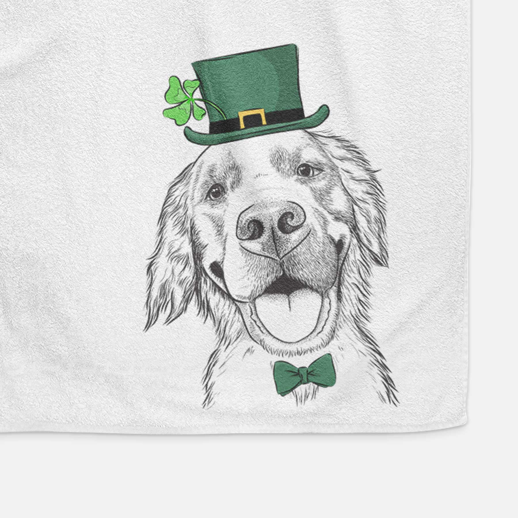 Jordy the Golden Retriever Decorative Hand Towel