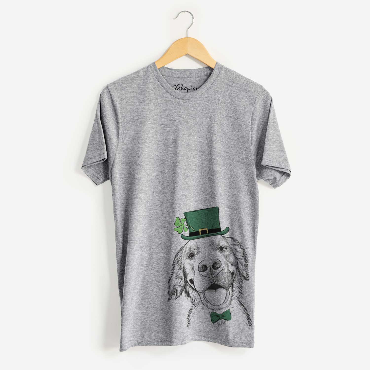 St. Patrick's Jordy the Golden Retriever - Unisex Crewneck