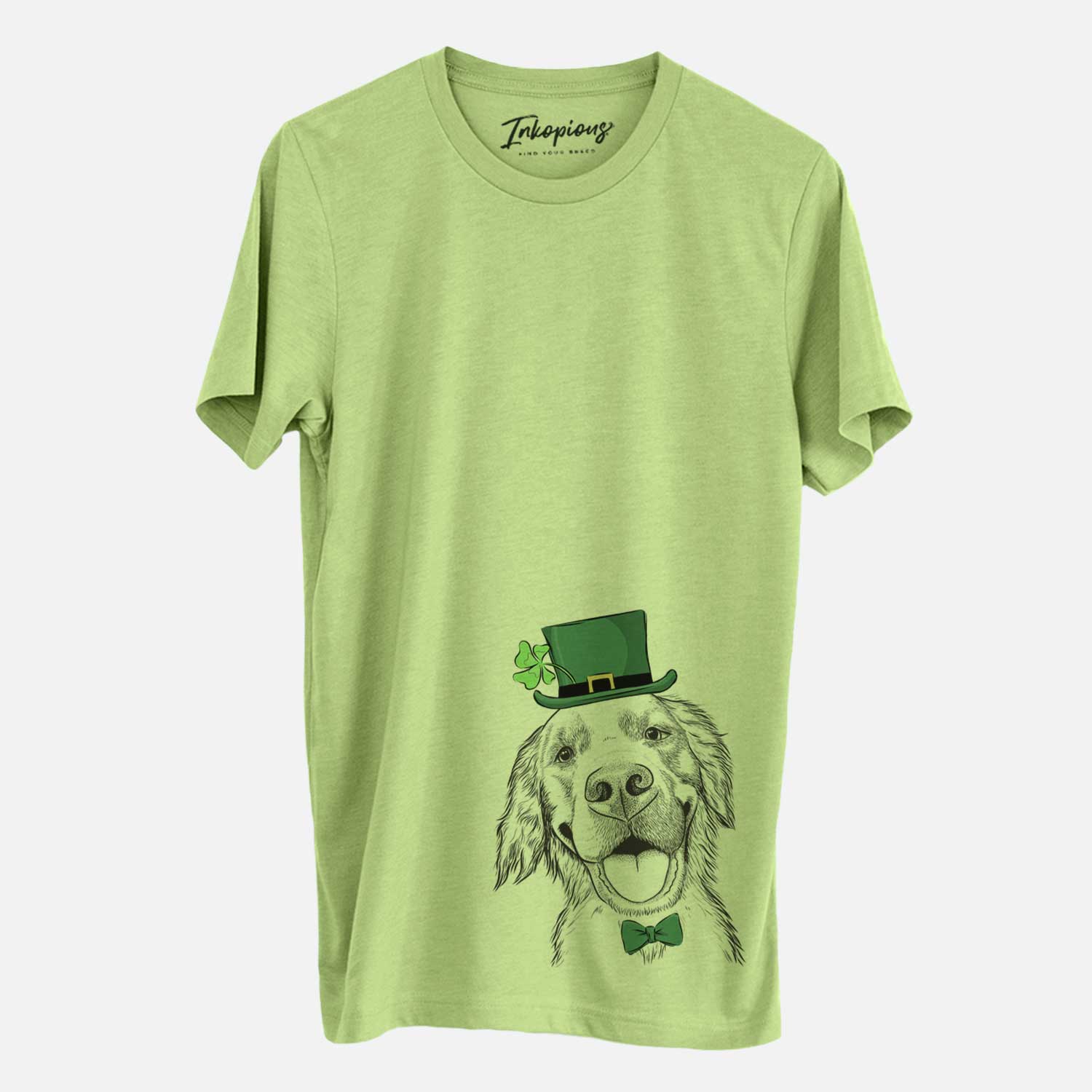 St. Patrick's Jordy the Golden Retriever - Unisex Crewneck