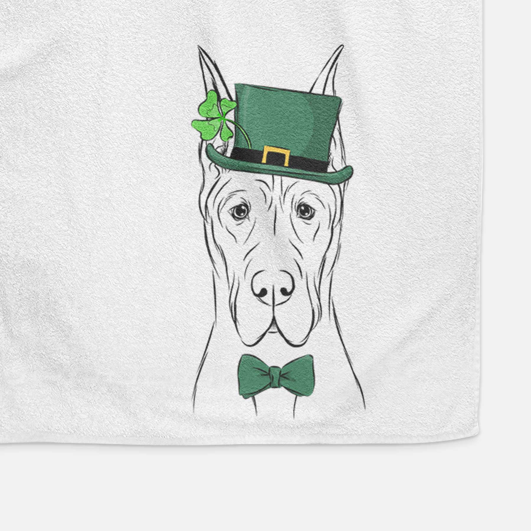 Jude the Great Dane Decorative Hand Towel