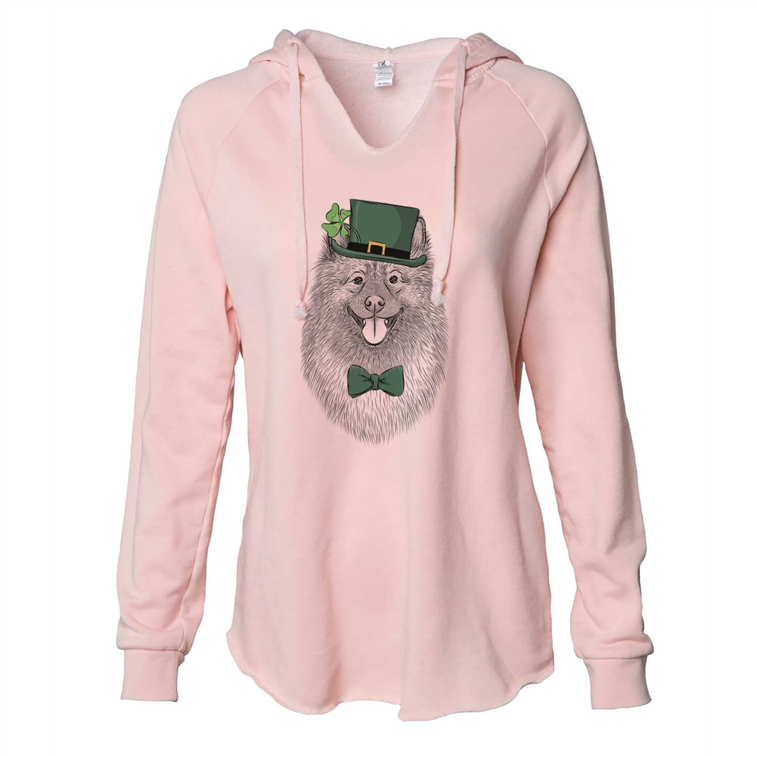 St. Patrick's Kai the Keeshond - Cali Wave Hooded Sweatshirt