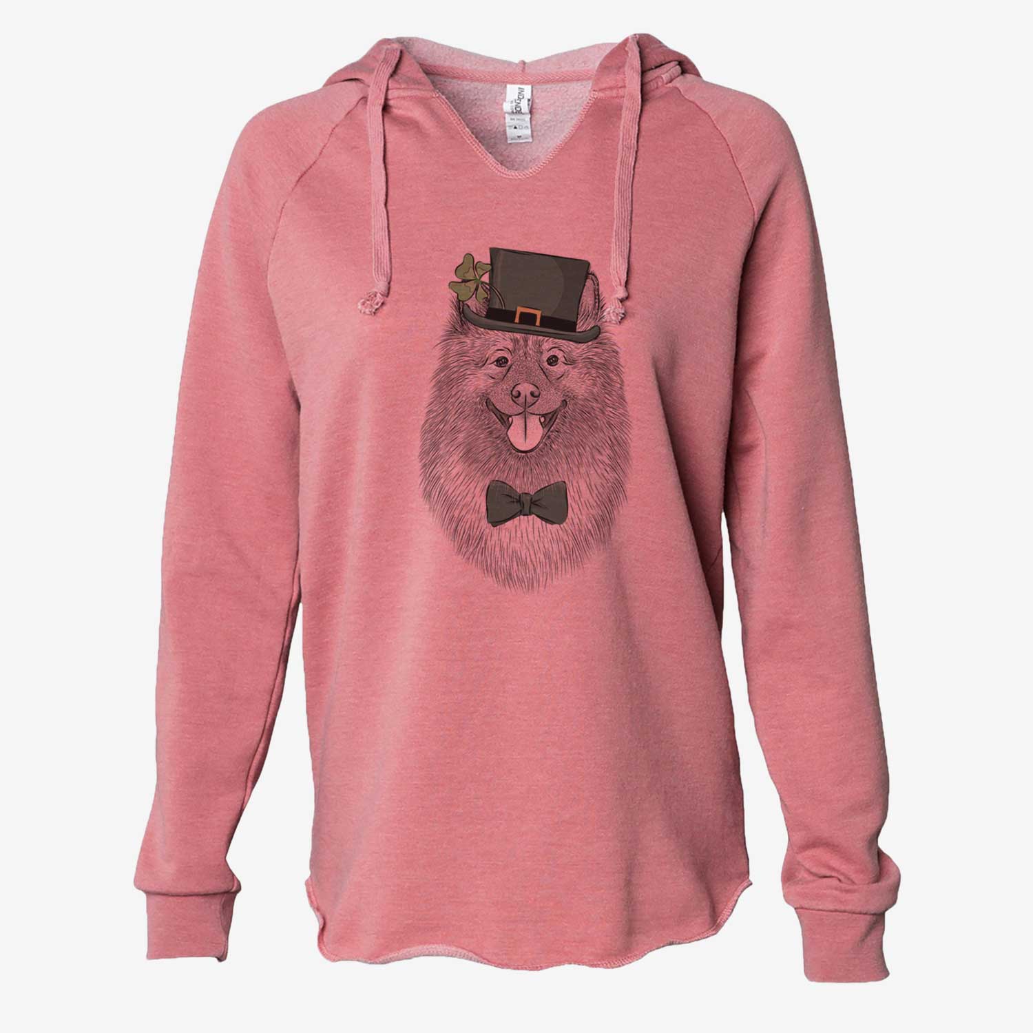 St. Patrick's Kai the Keeshond - Cali Wave Hooded Sweatshirt