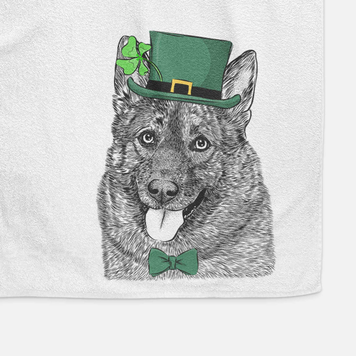 Kasia the Norwegian Elkhound Decorative Hand Towel