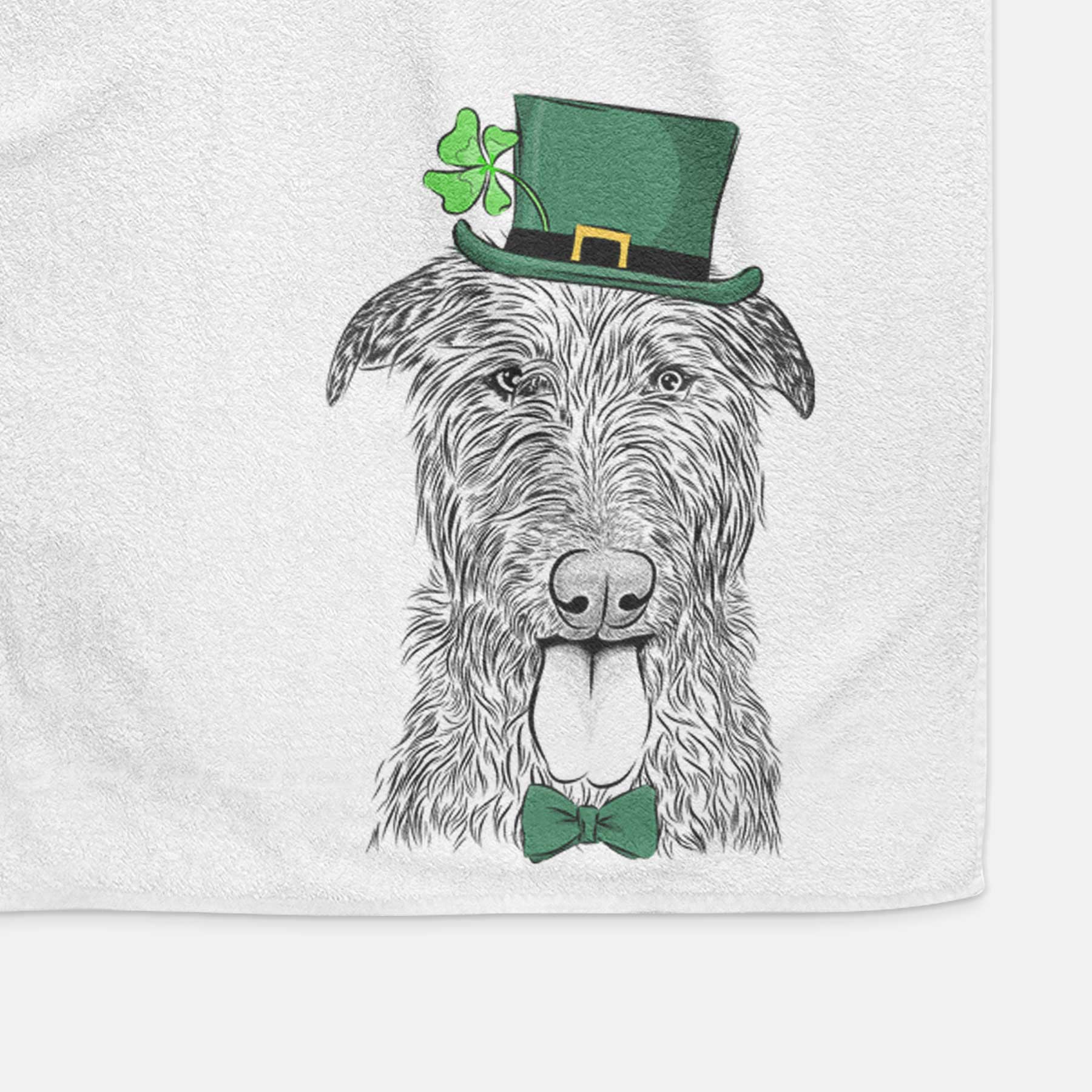 Keeva the Irish Wolfhound Decorative Hand Towel