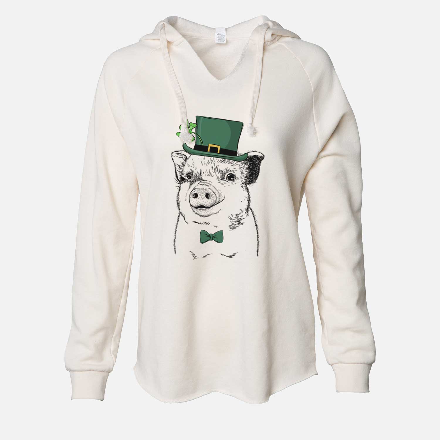 St. Patrick's Kevin the Spotted Pig - Cali Wave Hooded Sweatshirt