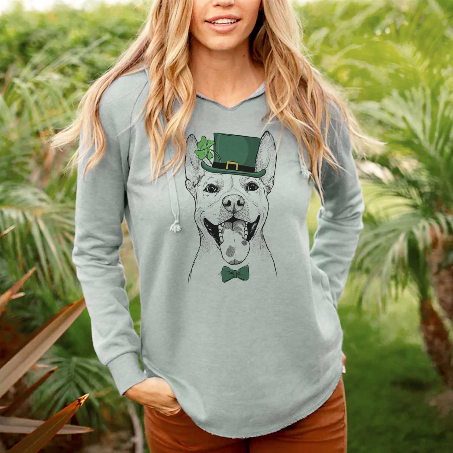 St. Patrick's Khaleesi the Carolina Dog - Cali Wave Hooded Sweatshirt