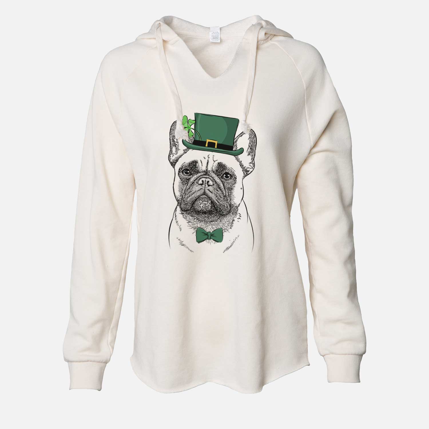 St. Patrick's Kingsleigh the French Bulldog - Cali Wave Hooded Sweatshirt