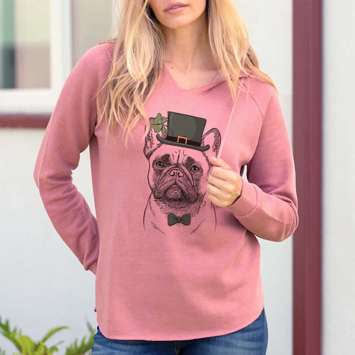 St. Patrick&#39;s Kingsleigh the French Bulldog - Cali Wave Hooded Sweatshirt