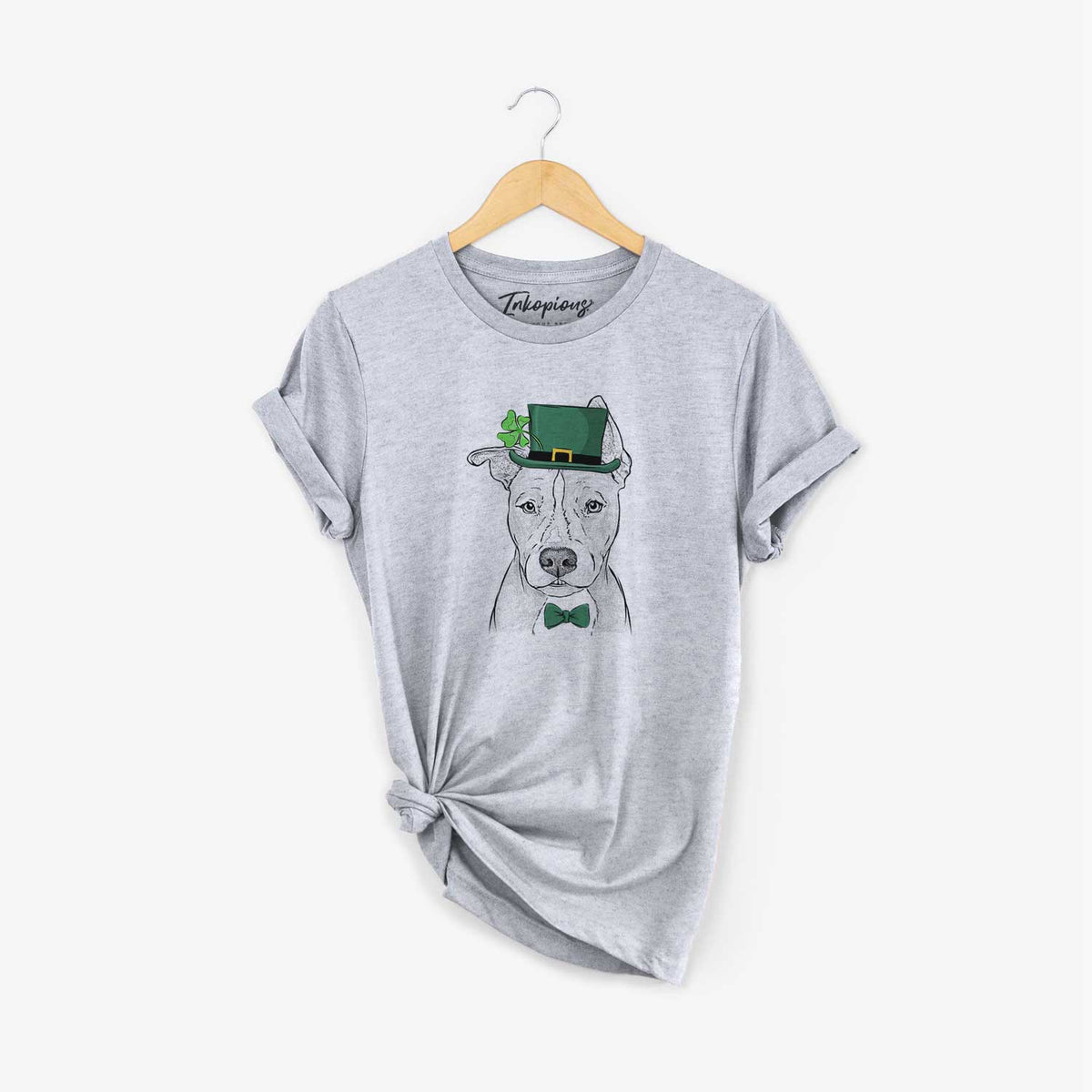 St. Patrick's Kisses the Pitbull - Unisex Crewneck