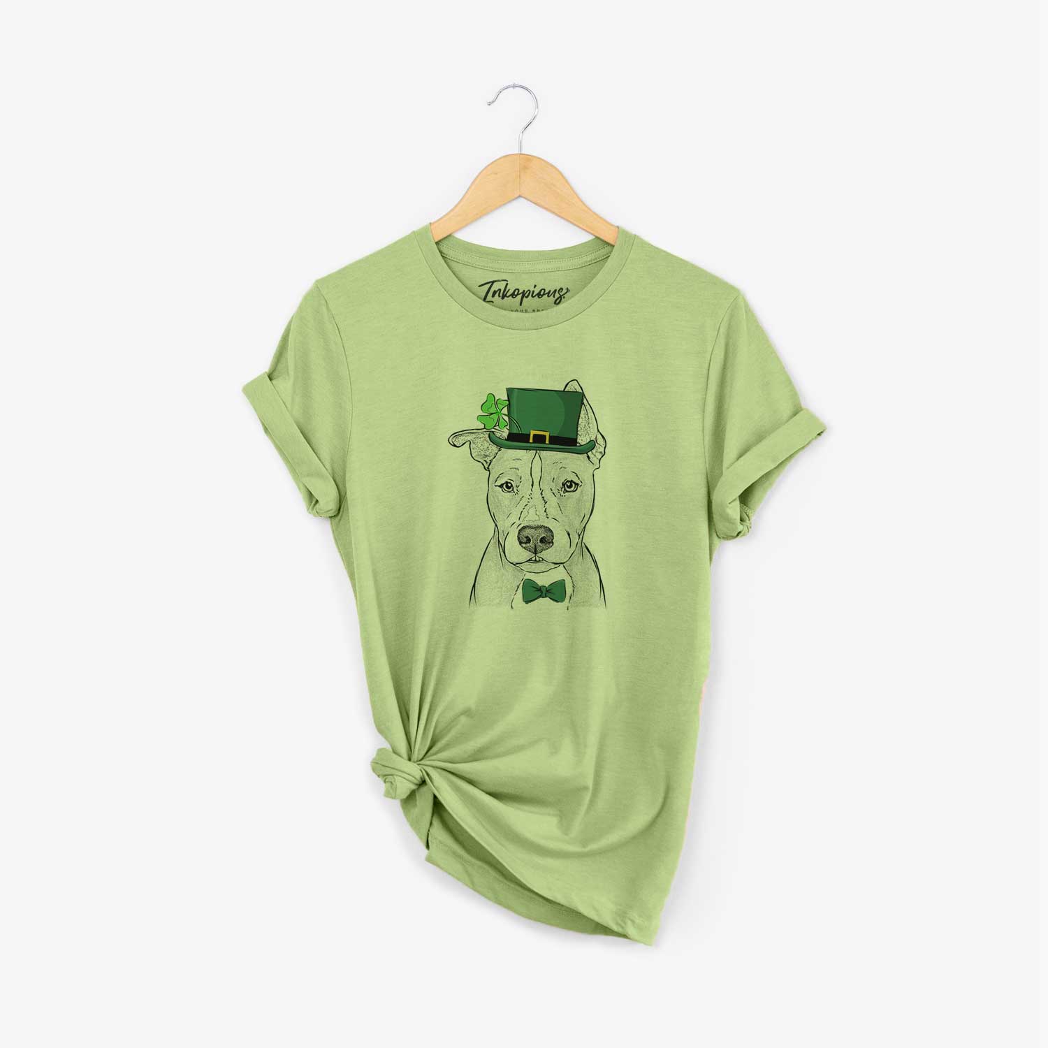 St. Patrick's Kisses the Pitbull - Unisex Crewneck