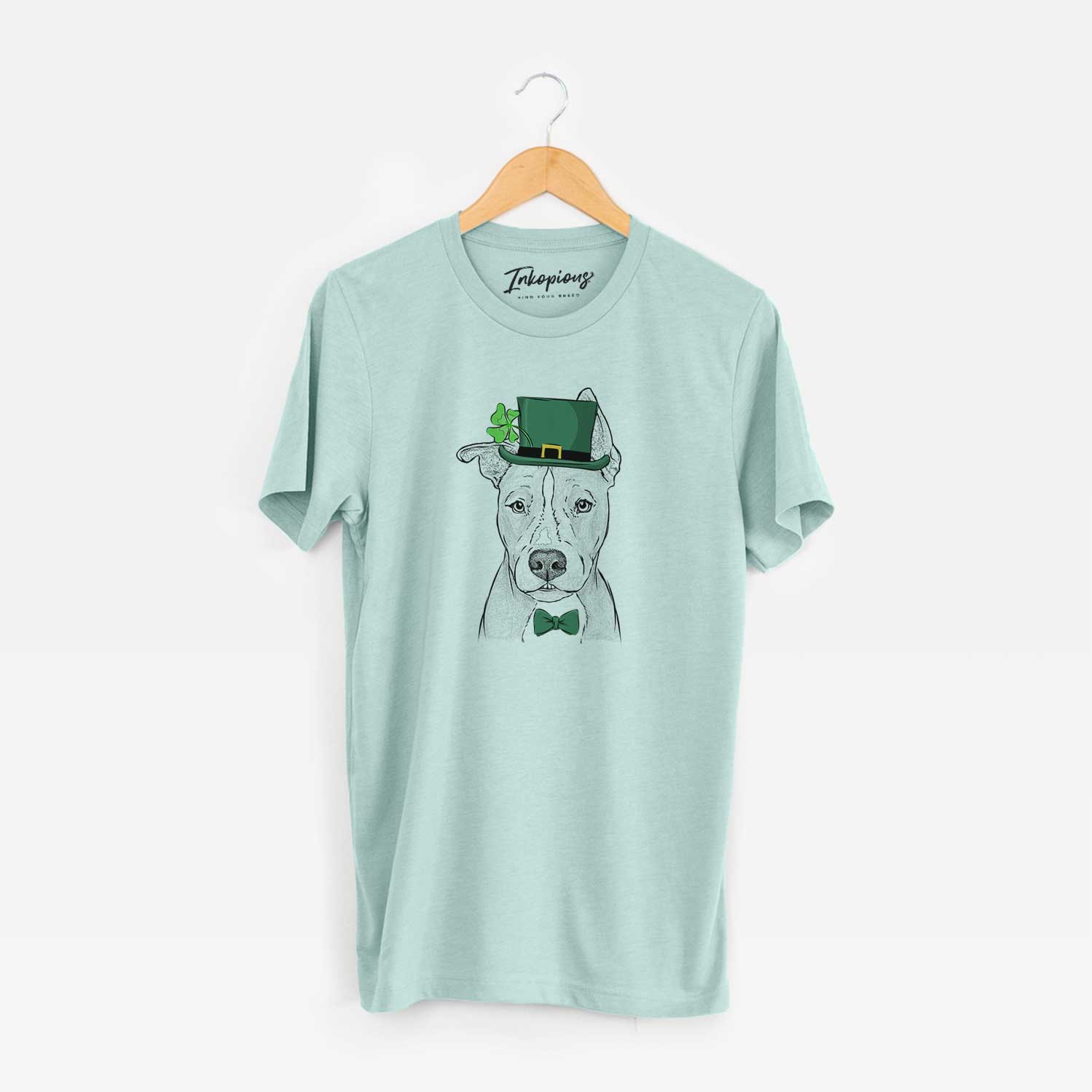 St. Patrick's Kisses the Pitbull - Unisex Crewneck