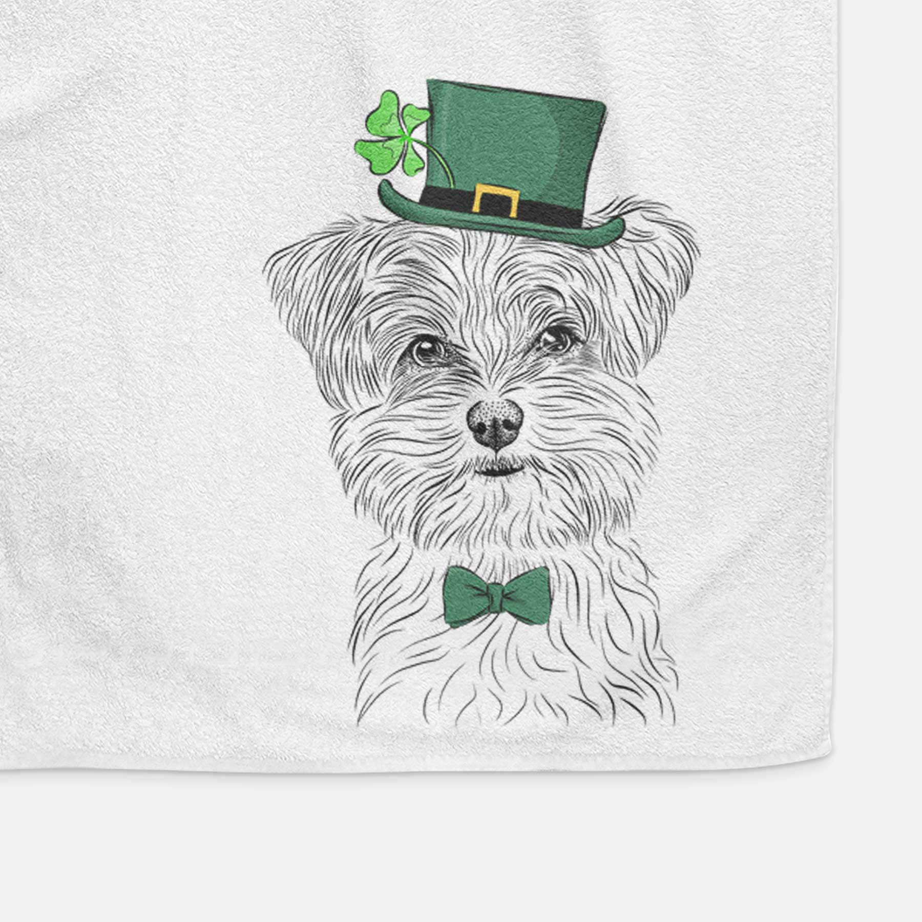 Kiwi the Morkie Decorative Hand Towel