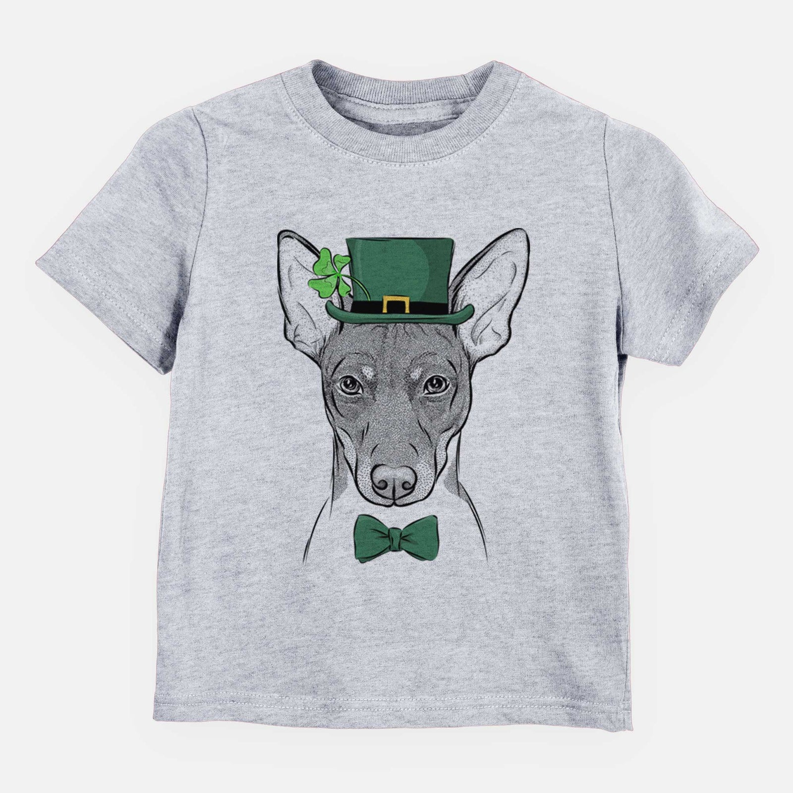 St. Patricks Knox the Rat Terrier - Kids/Youth/Toddler Shirt