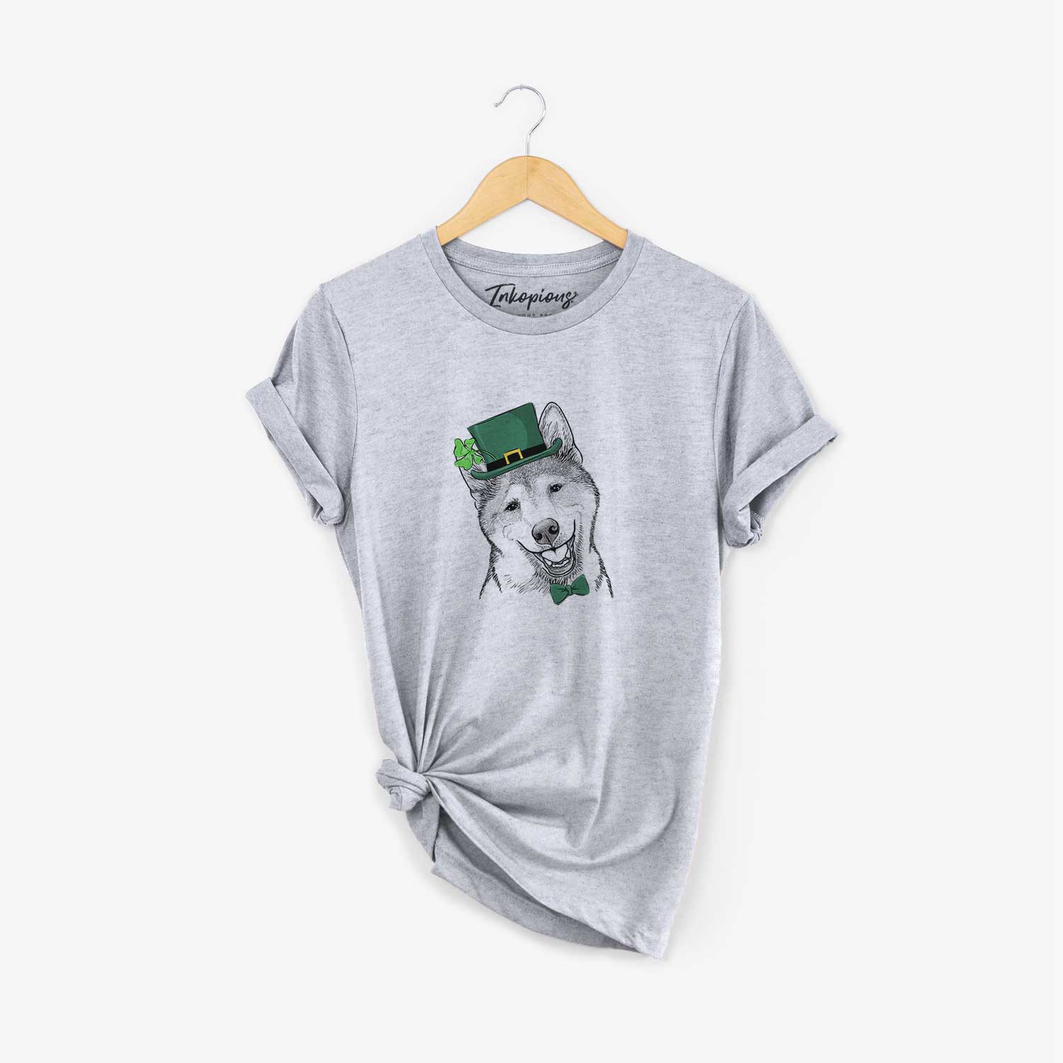 St. Patrick's Koby the Shiba Inu - Unisex Crewneck