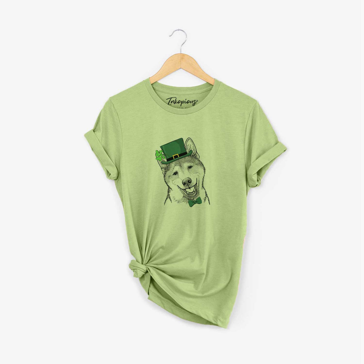 St. Patrick&#39;s Koby the Shiba Inu - Unisex Crewneck