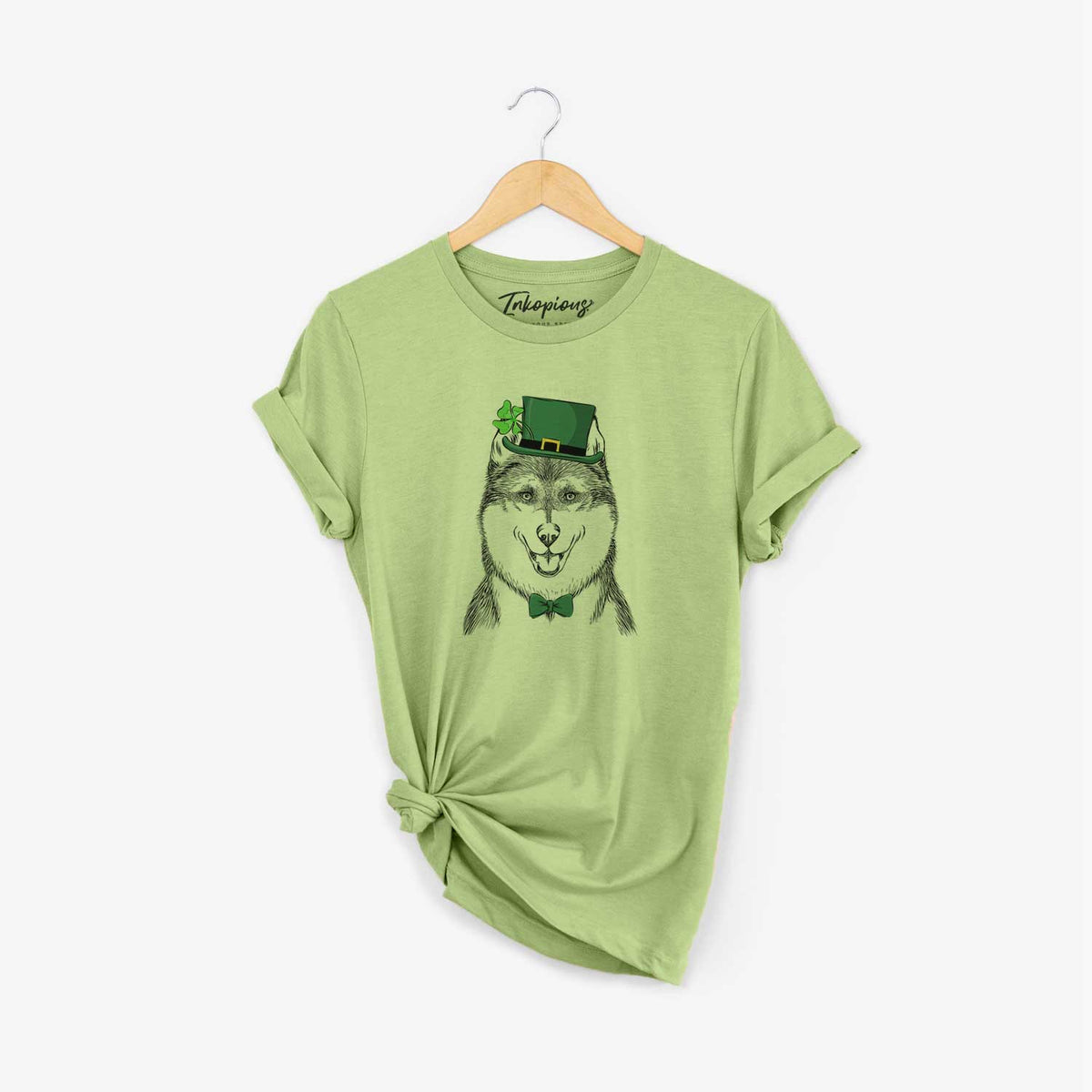 St. Patrick&#39;s Koda the Siberian Husky - Unisex Crewneck