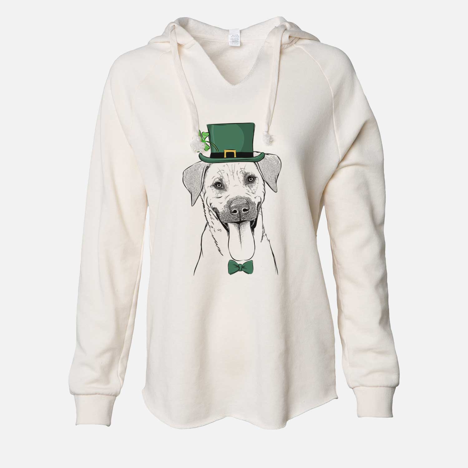 St. Patrick's Koda the Black Mouth Cur - Cali Wave Hooded Sweatshirt