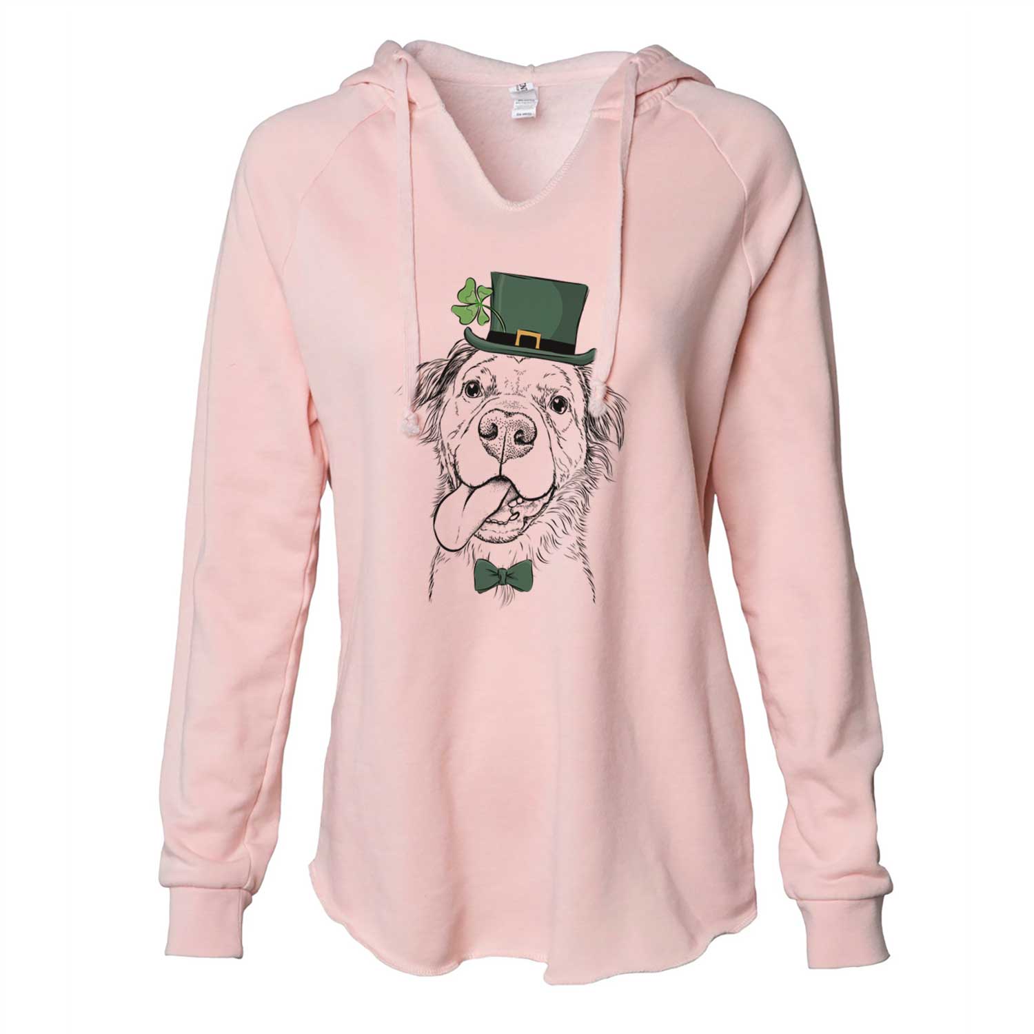 St. Patrick's Koda the Pitbull Chow Mix - Cali Wave Hooded Sweatshirt