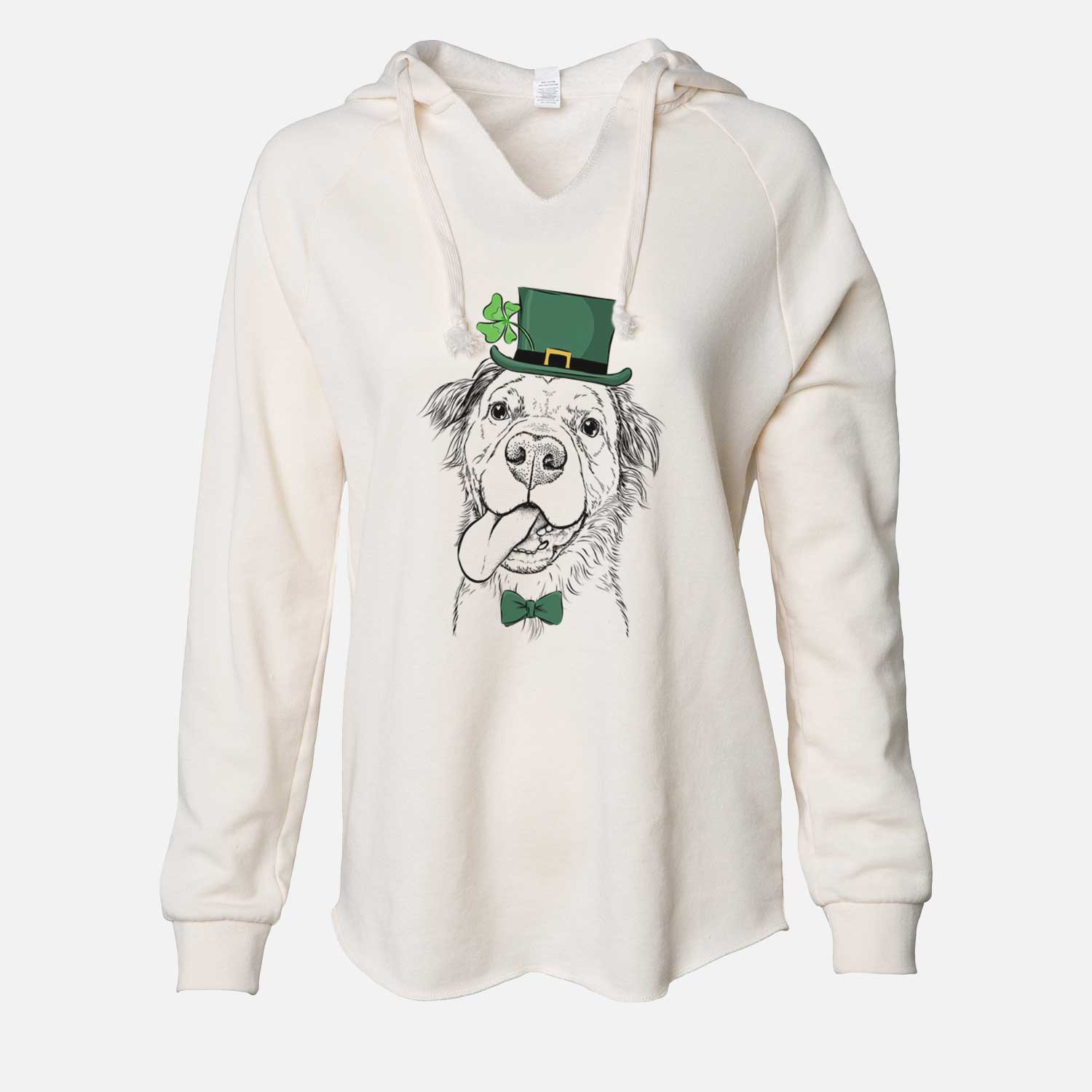 St. Patrick's Koda the Pitbull Chow Mix - Cali Wave Hooded Sweatshirt