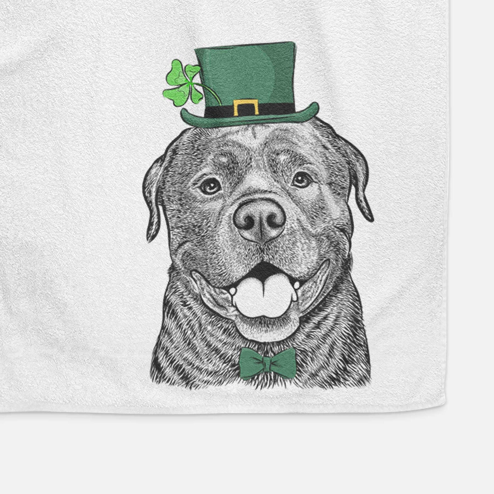 Kojak the Rottweiler Decorative Hand Towel