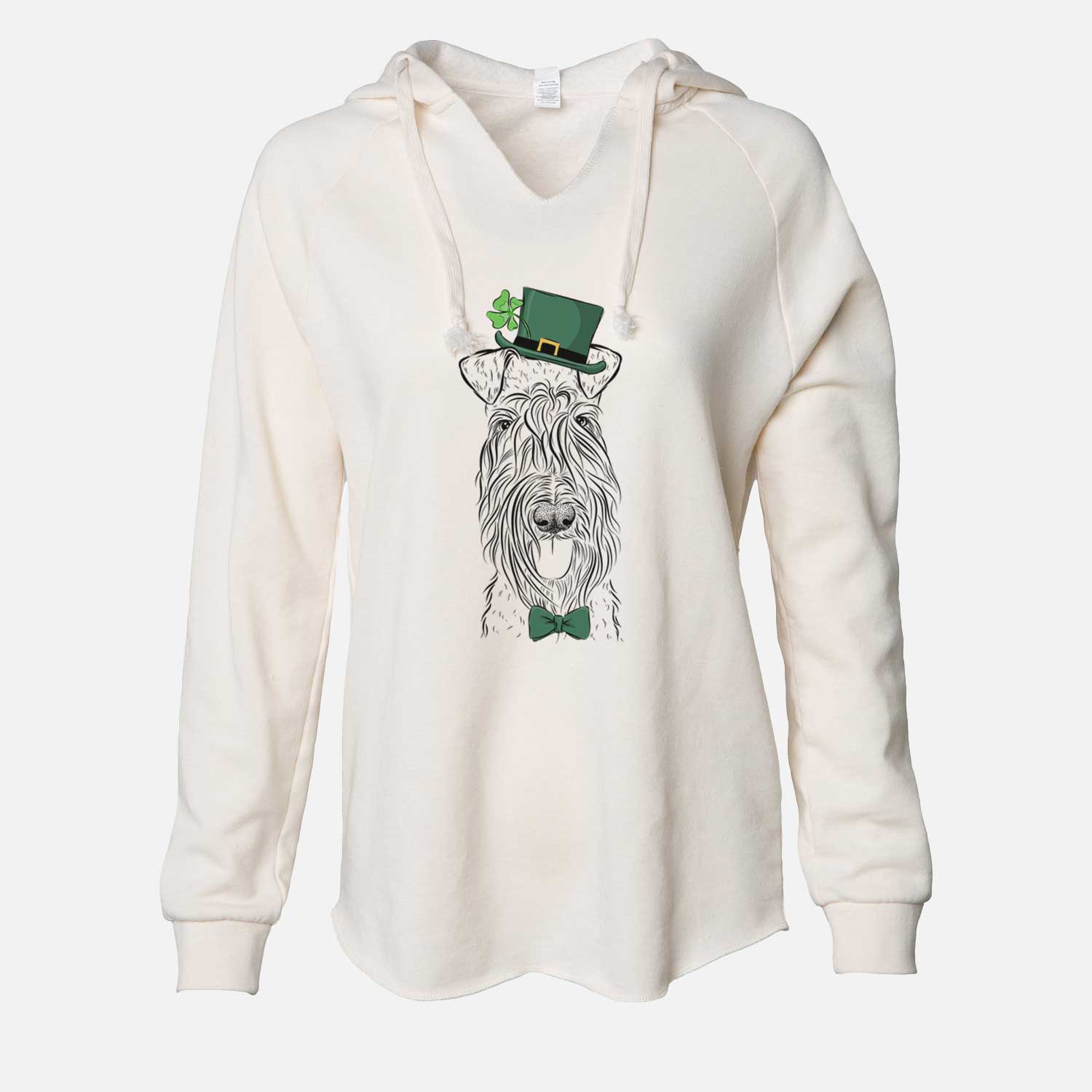 St. Patrick's Kricket the Kerry Blue Terrier - Cali Wave Hooded Sweatshirt