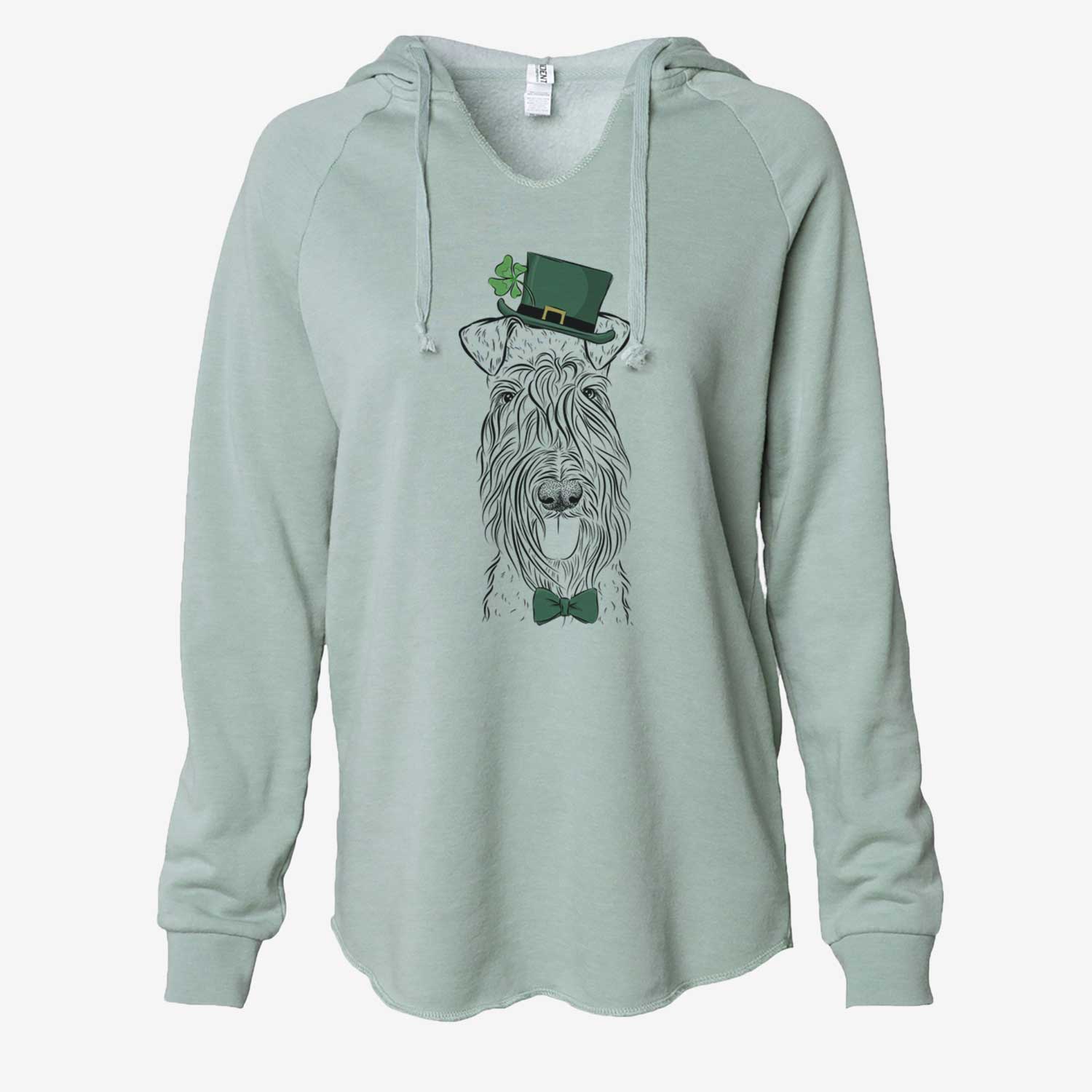 St. Patrick's Kricket the Kerry Blue Terrier - Cali Wave Hooded Sweatshirt