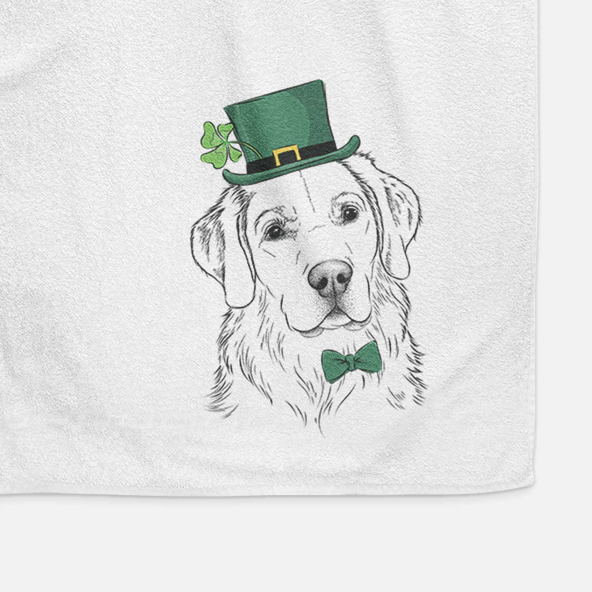 Kula the Golden Retriever Decorative Hand Towel