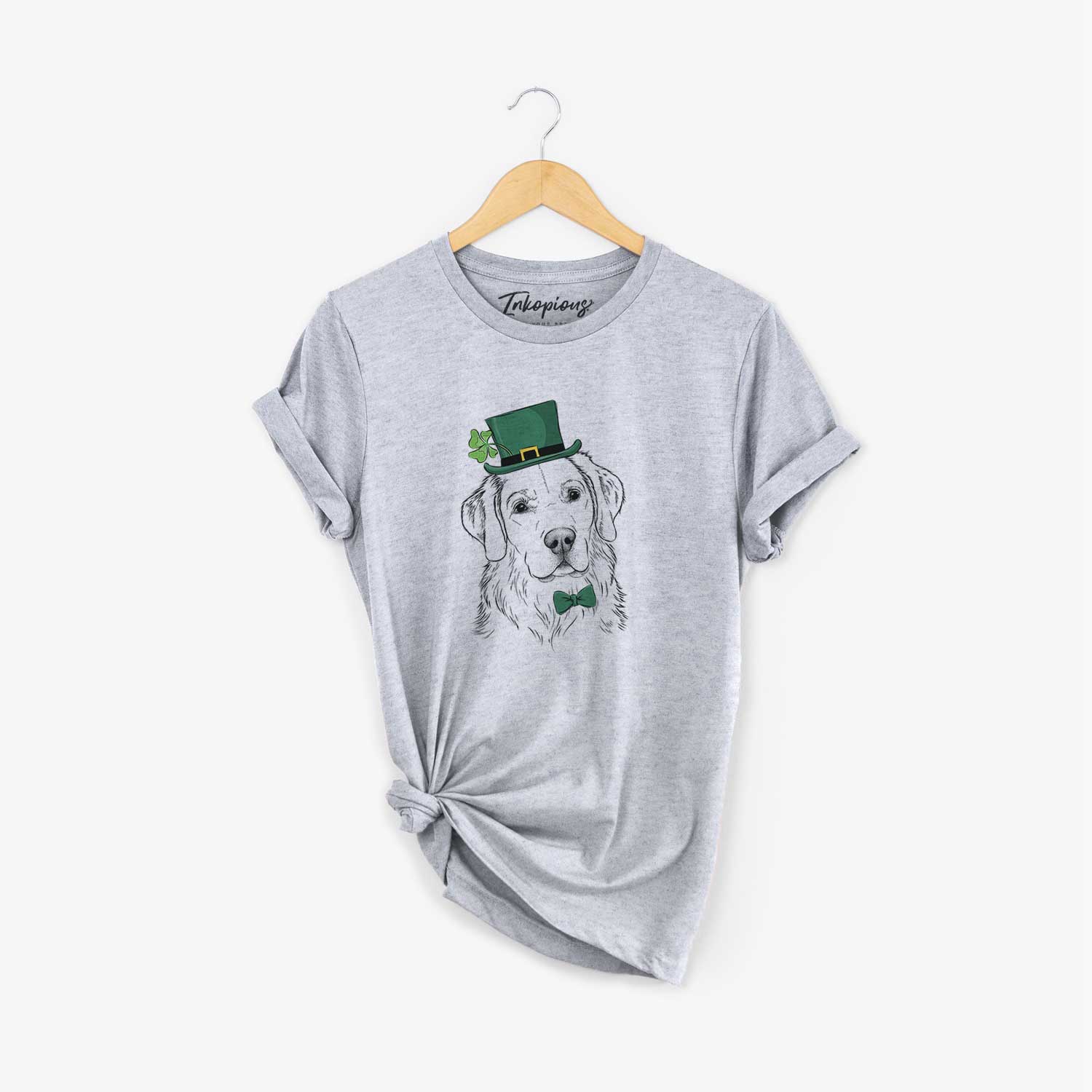 St. Patrick's Kula the Golden Retriever - Unisex Crewneck