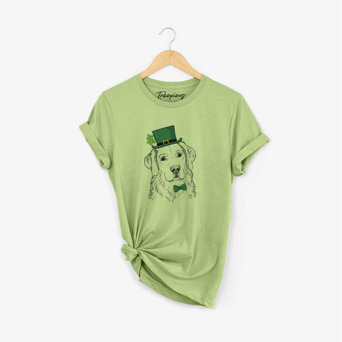 St. Patrick&#39;s Kula the Golden Retriever - Unisex Crewneck