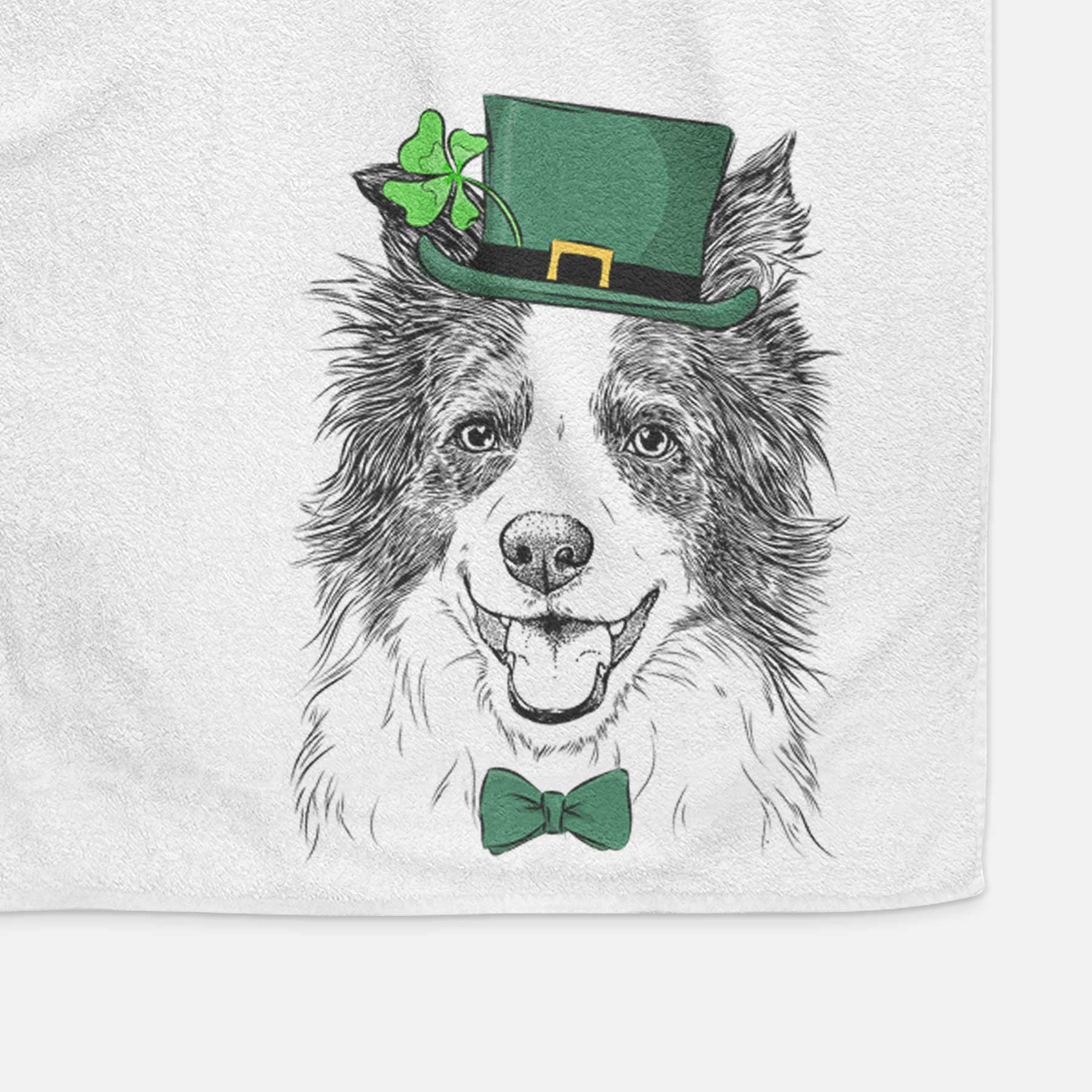 Kylee the Border Collie Decorative Hand Towel