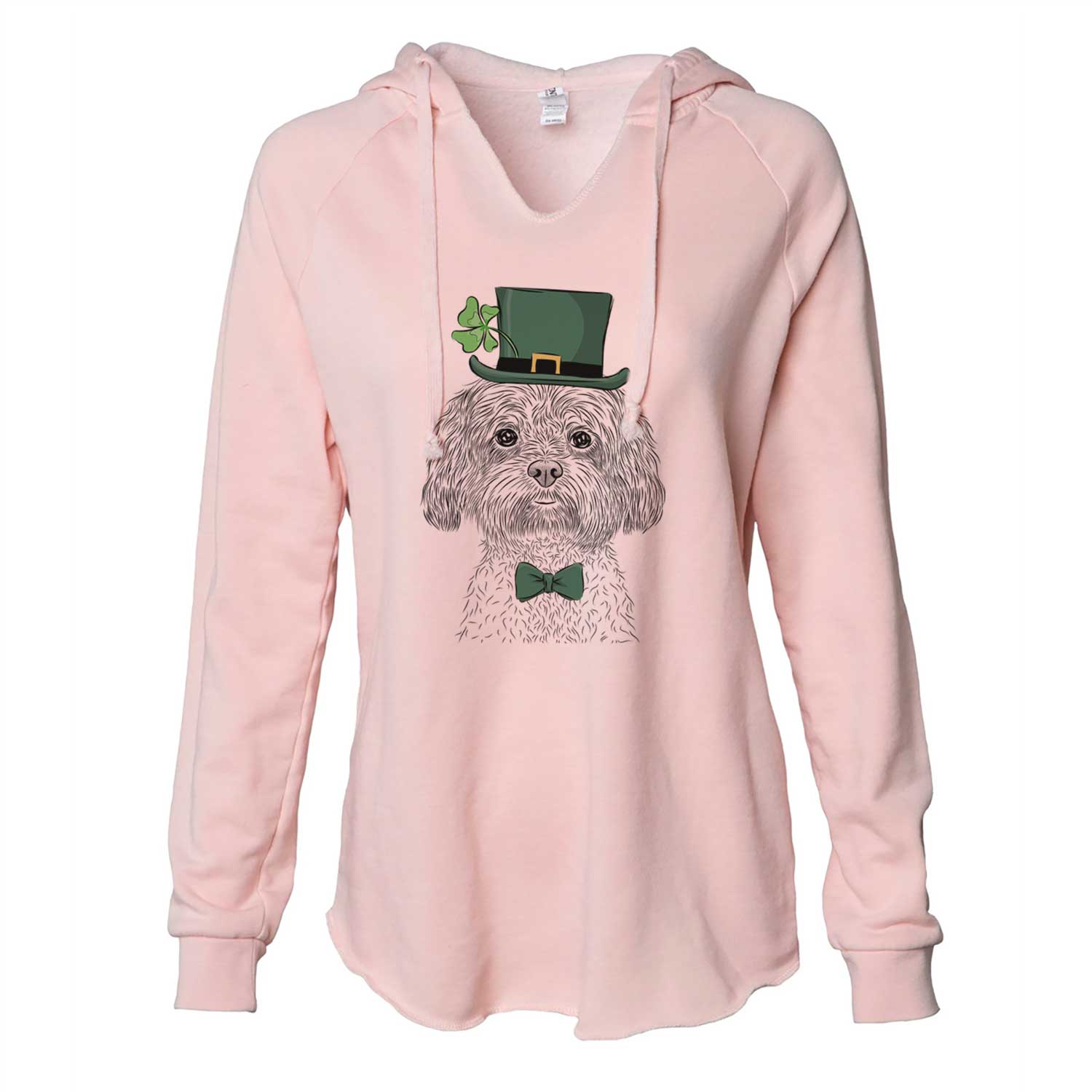 St. Patrick's Lane the Lhasa Apso - Cali Wave Hooded Sweatshirt