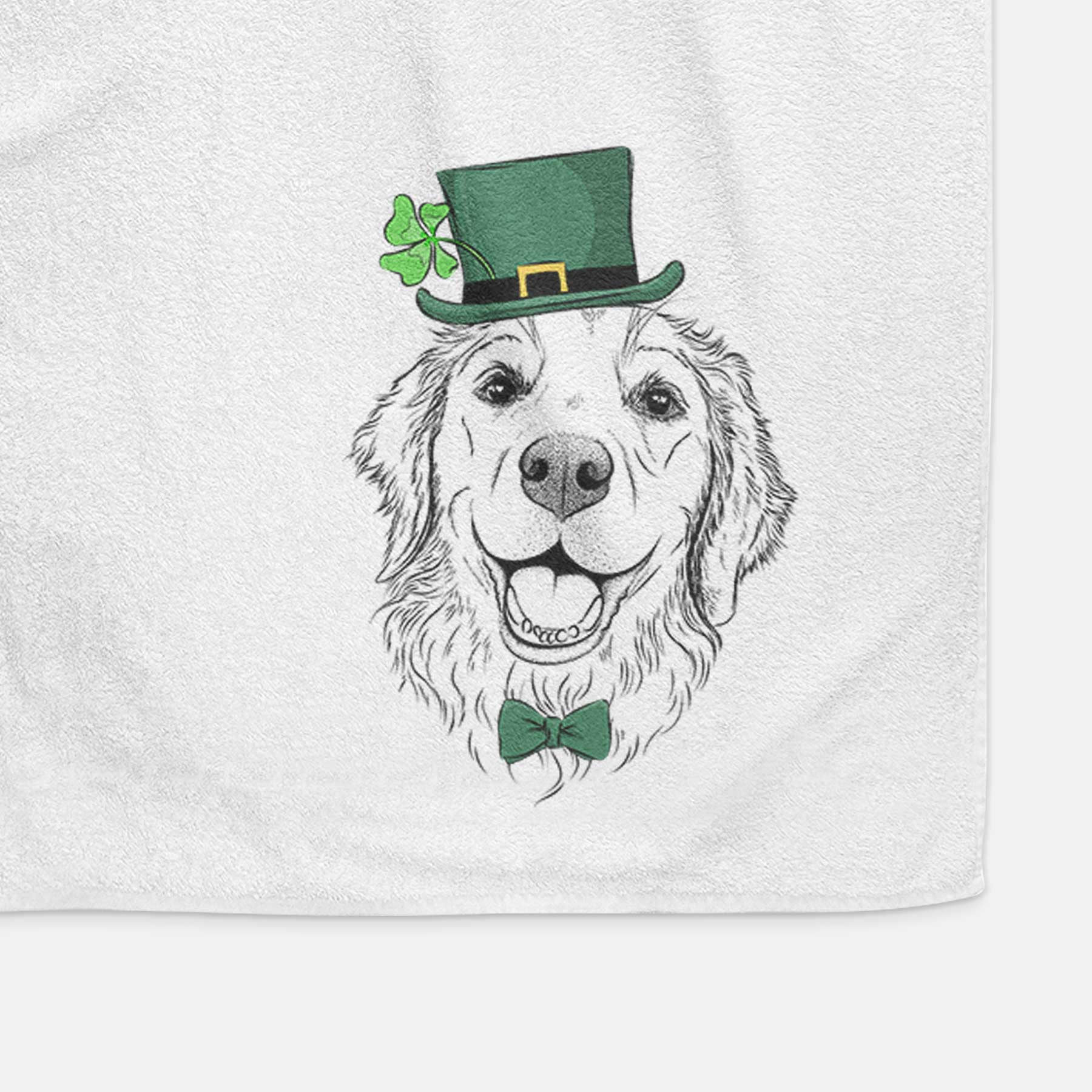 Legend the Golden Retriever Decorative Hand Towel