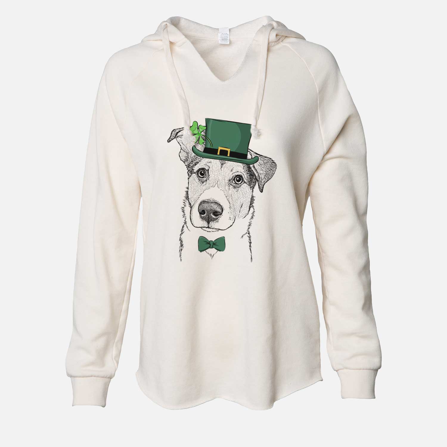 St. Patrick's Leia the Mixed Breed - Cali Wave Hooded Sweatshirt