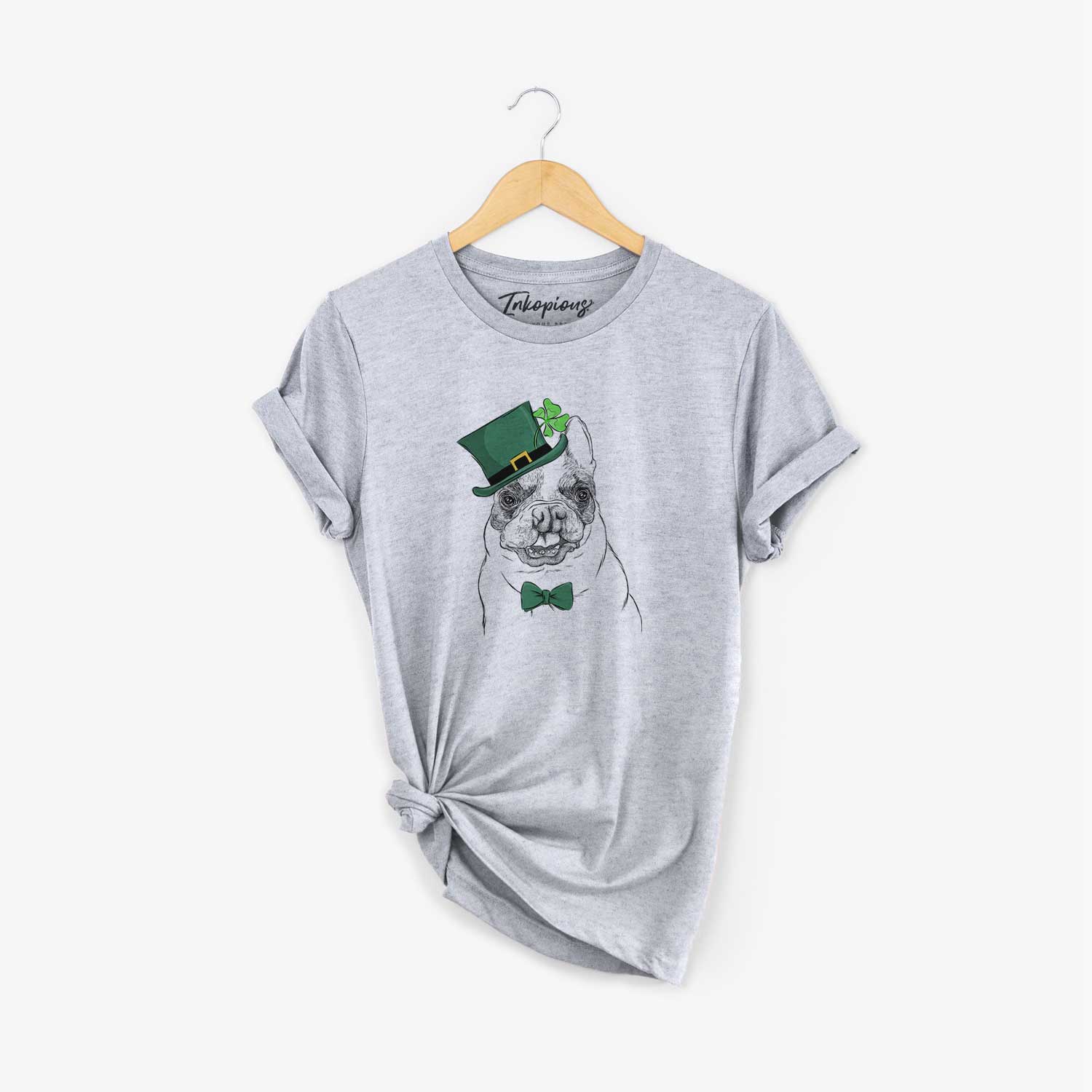 St. Patrick's Lentil the French Bulldog - Unisex Crewneck