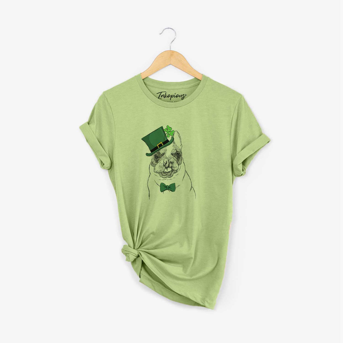 St. Patrick&#39;s Lentil the French Bulldog - Unisex Crewneck