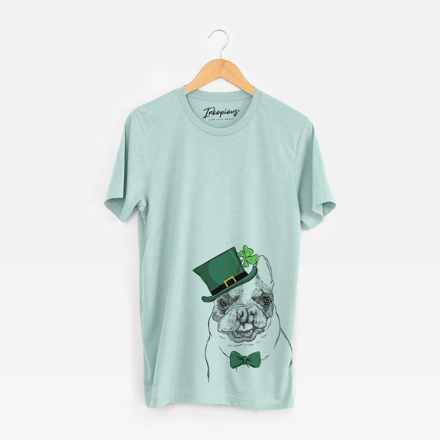 St. Patrick's Lentil the French Bulldog - Unisex Crewneck