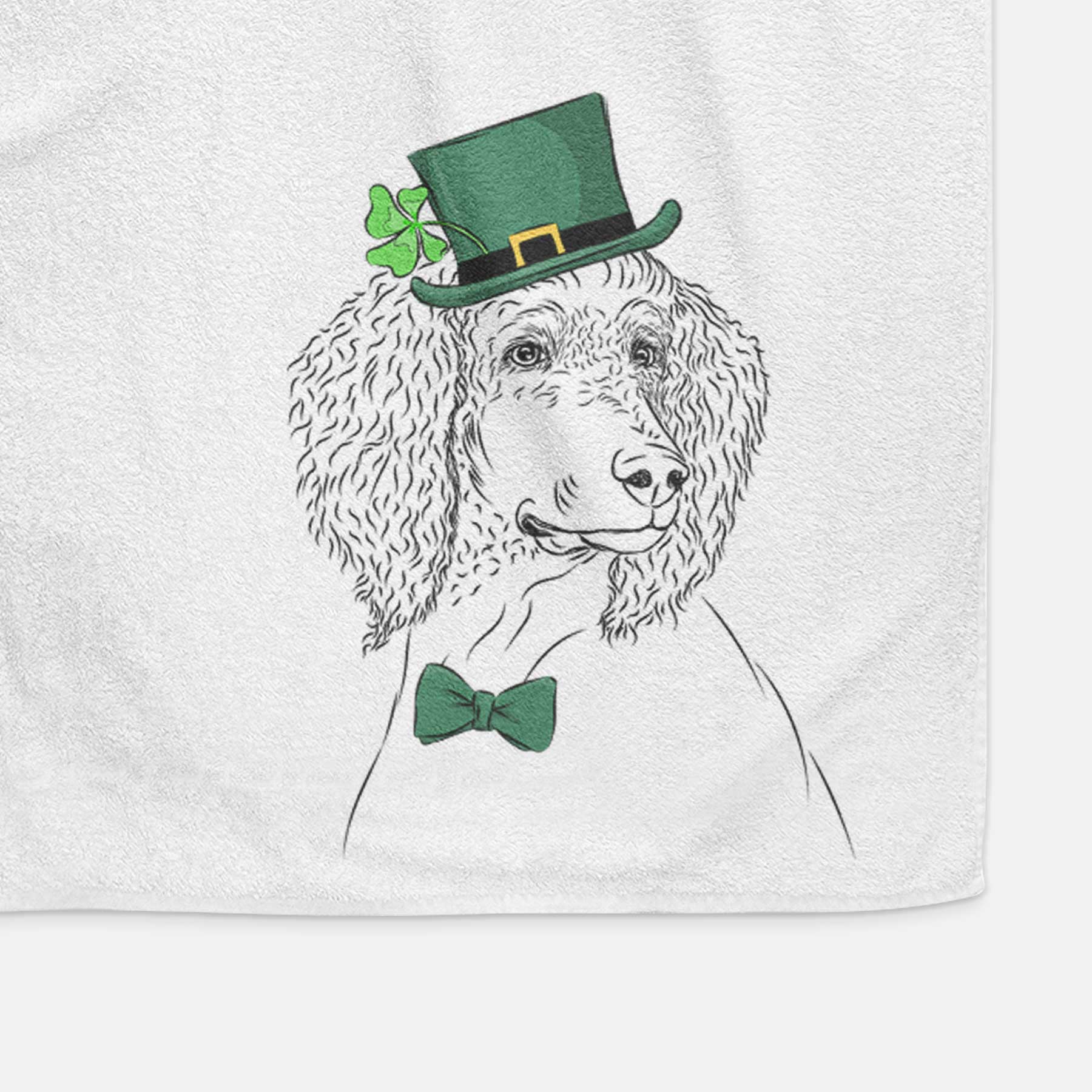 Leo the Poodle Decorative Hand Towel