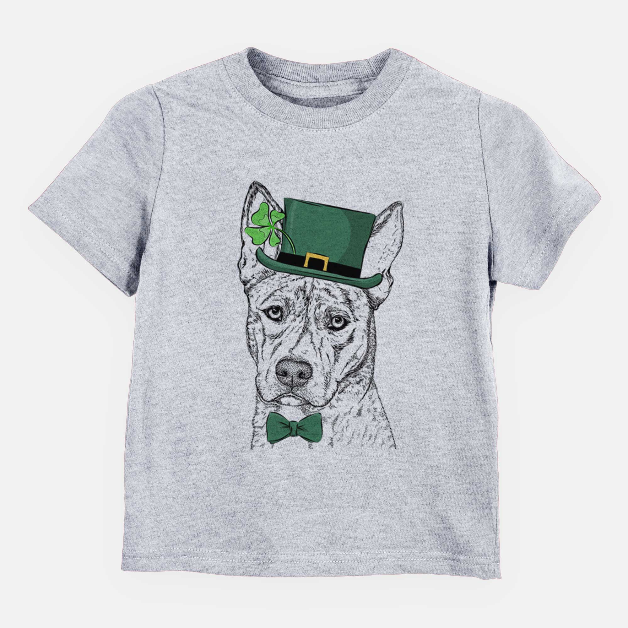 St. Patricks Leo the Ibizan Hound Bull Mastiff Mix - Kids/Youth/Toddler Shirt