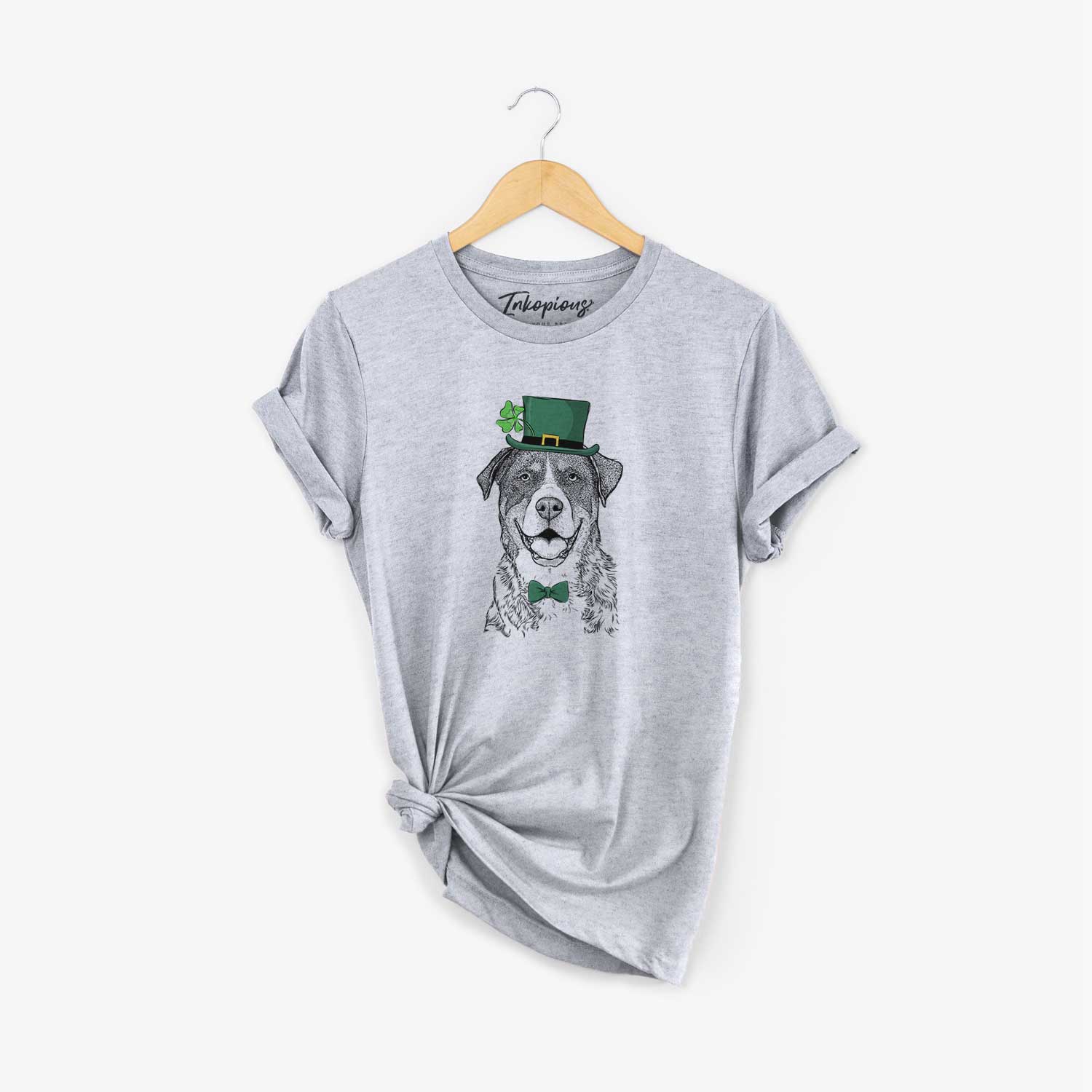 St. Patrick's Leon the Greater Swiss Mountain Dog - Unisex Crewneck