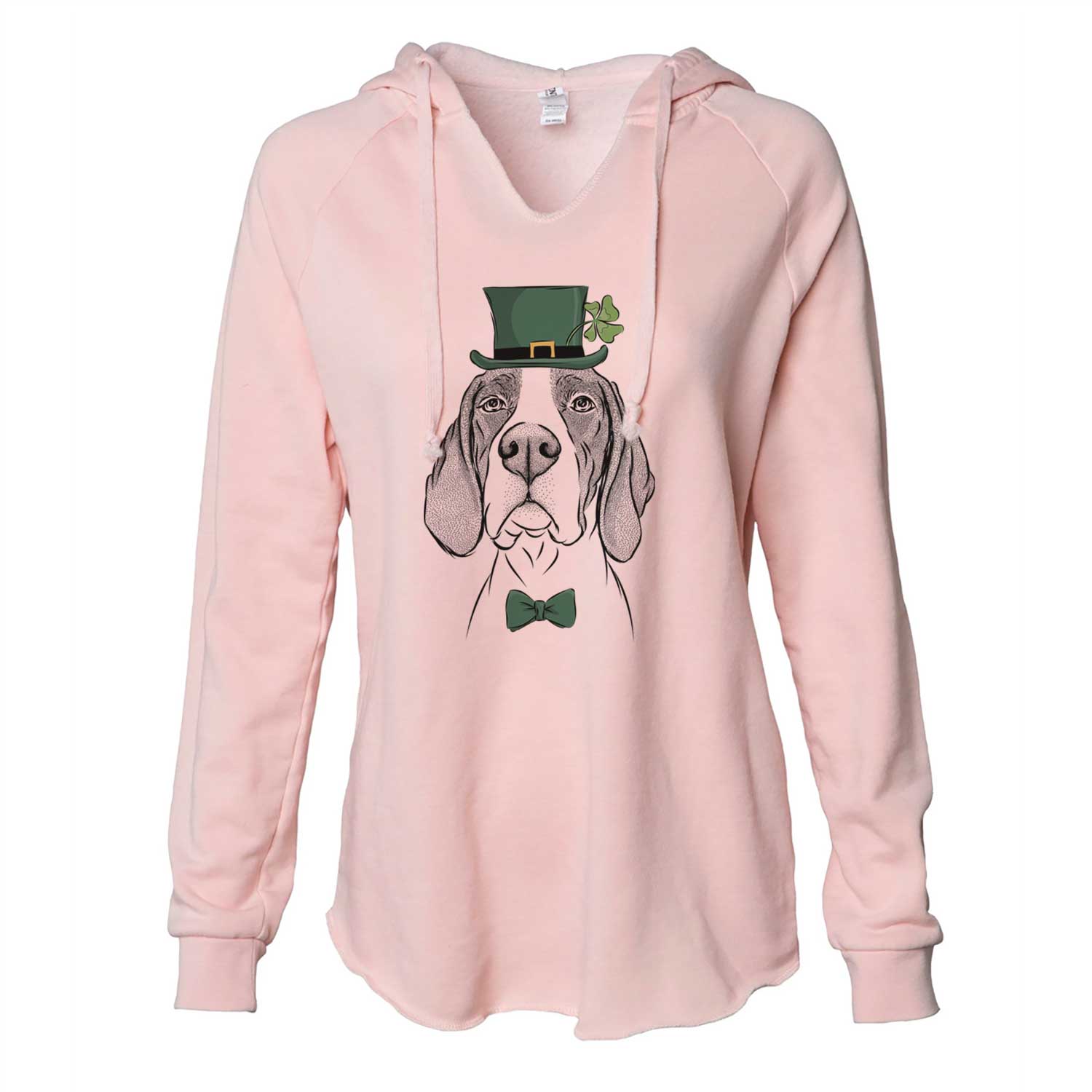 St. Patrick's Liam the English Pointer - Cali Wave Hooded Sweatshirt