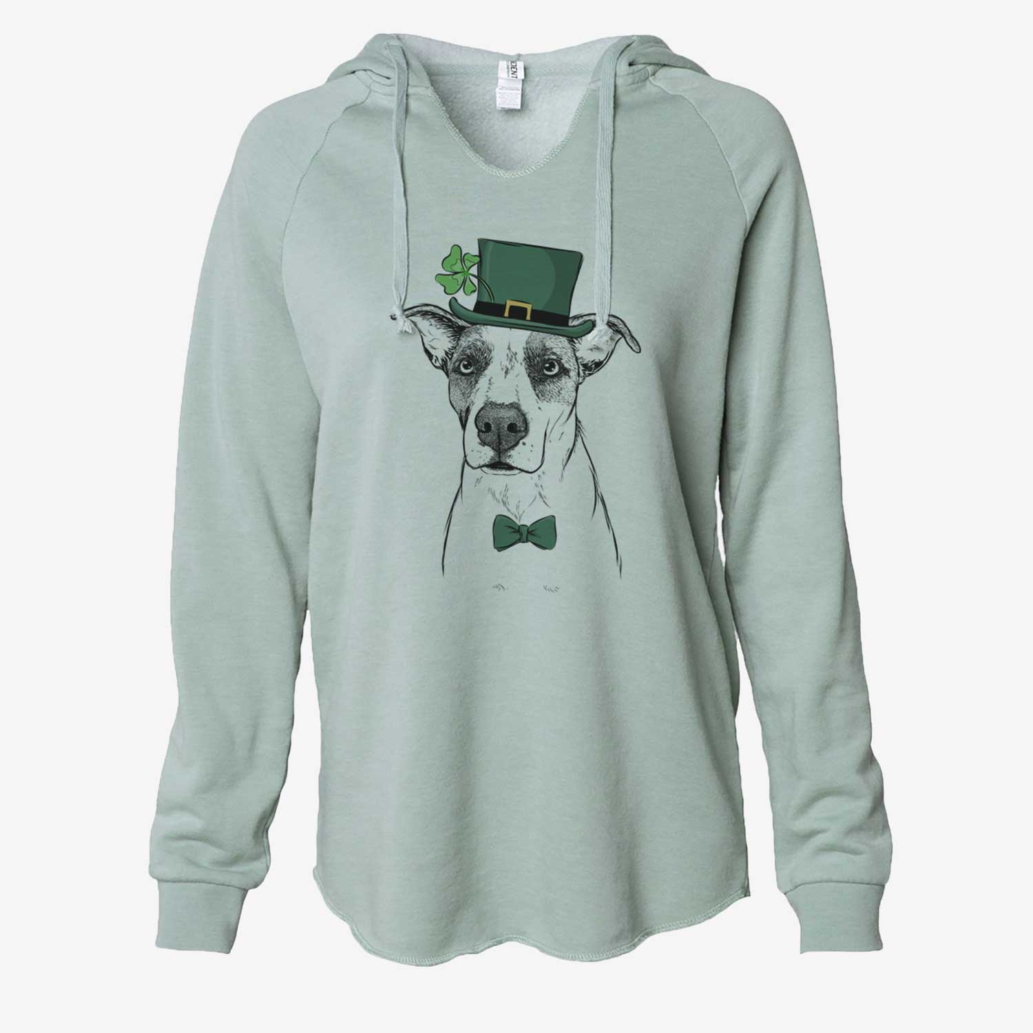 St. Patrick's Lily the Mixed Breed - Cali Wave Hooded Sweatshirt