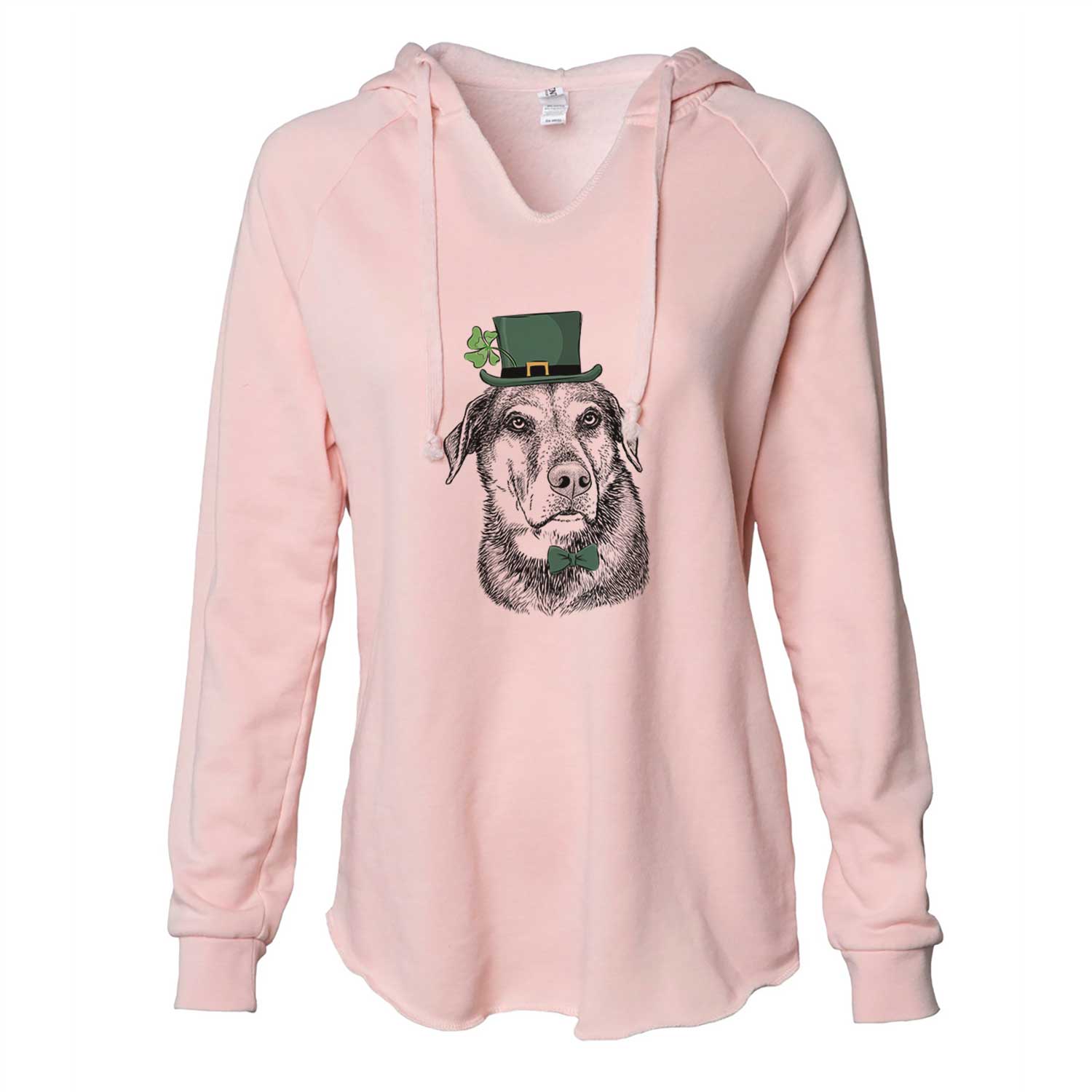 St. Patrick's Lobo the Shepherd Mix - Cali Wave Hooded Sweatshirt