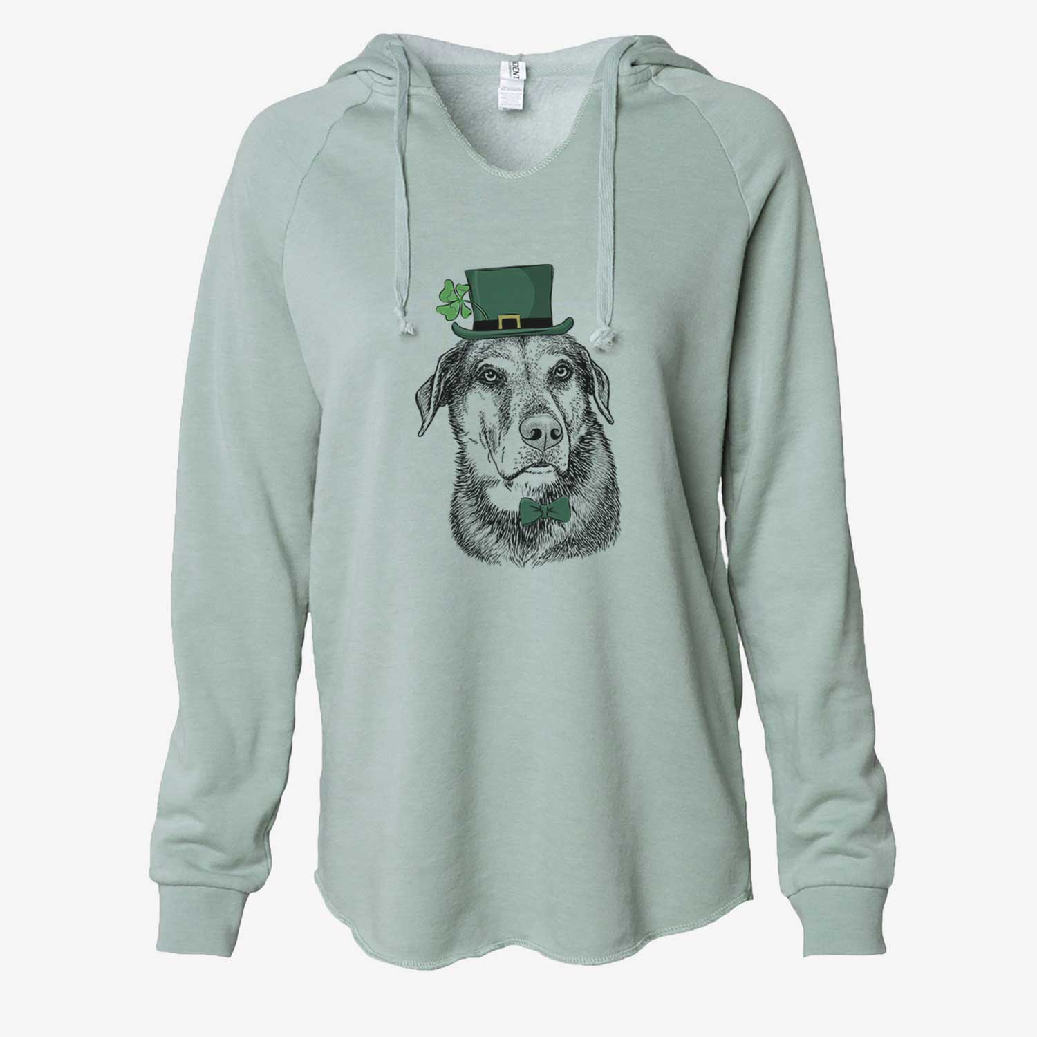 St. Patrick's Lobo the Shepherd Mix - Cali Wave Hooded Sweatshirt