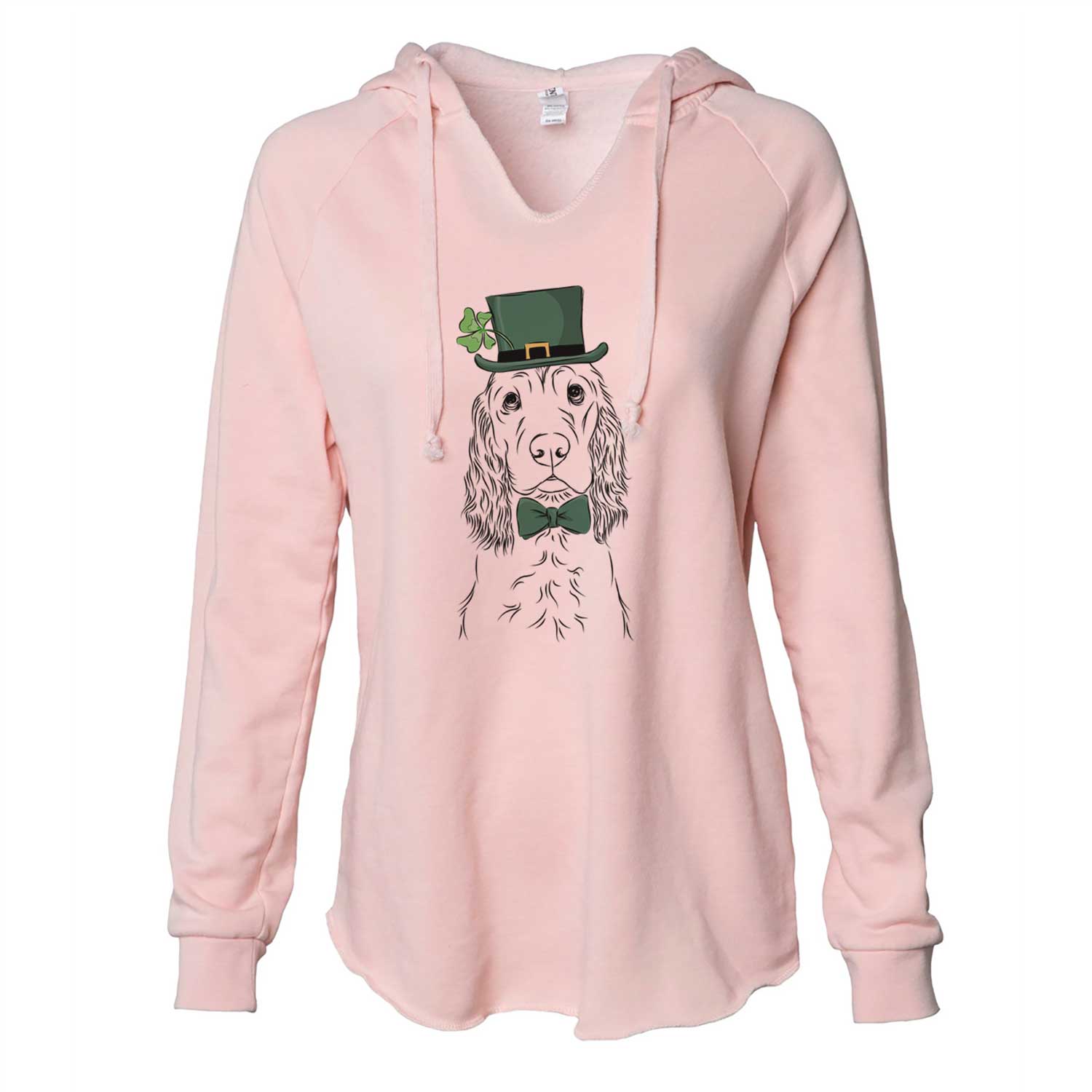 St. Patrick's Logan the Cocker Spaniel - Cali Wave Hooded Sweatshirt