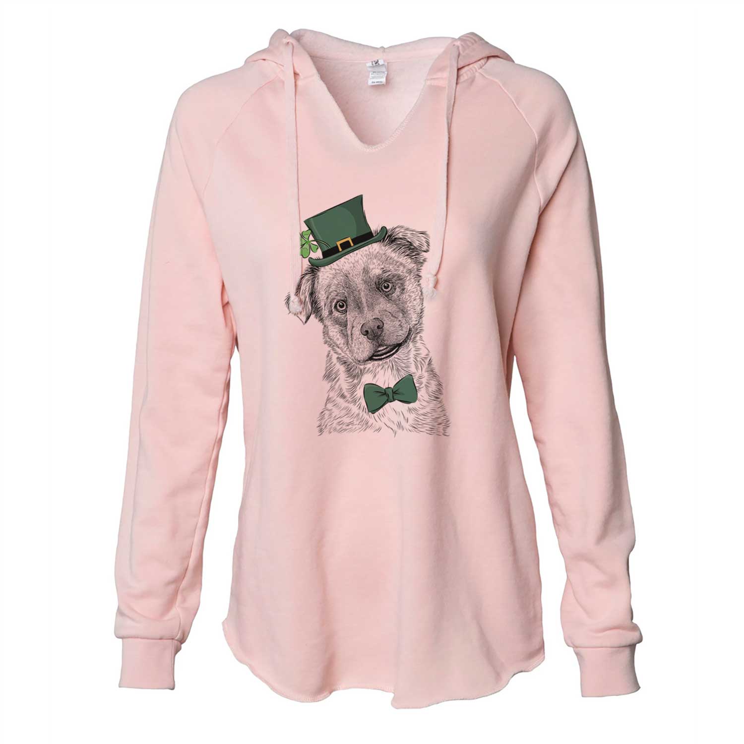 St. Patrick's Loki Bear the Australian Cattle Dog Mix - Cali Wave Hooded Sweatshirt