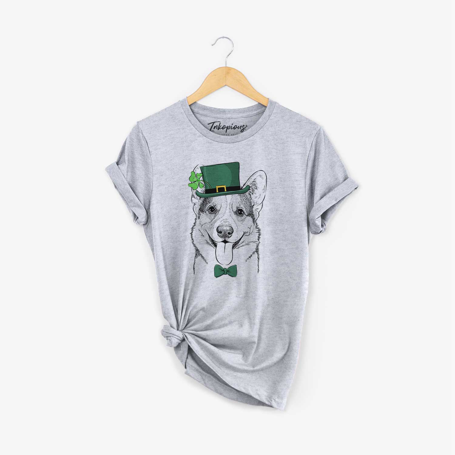 St. Patrick's Loki the Corgi - Unisex Crewneck