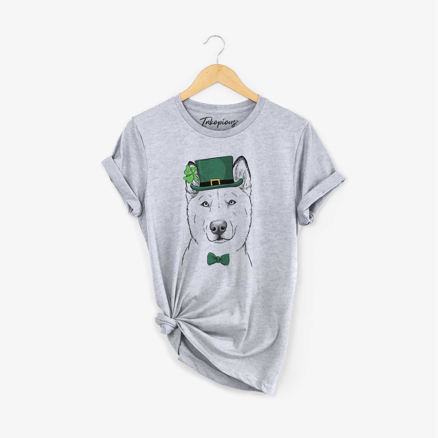 St. Patrick's London the Siberian Husky - Unisex Crewneck