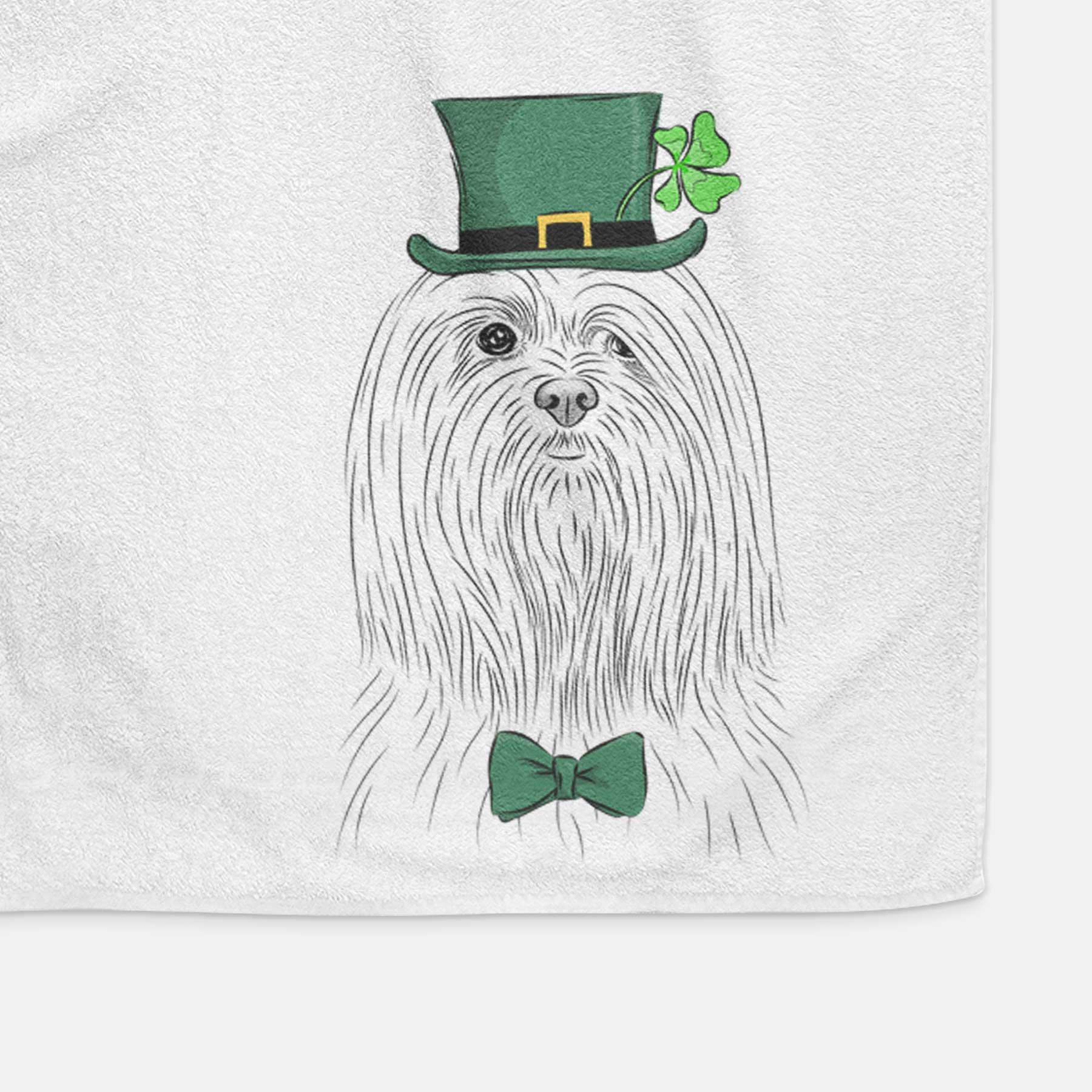 Lorenzo the Lhasa Apso Decorative Hand Towel